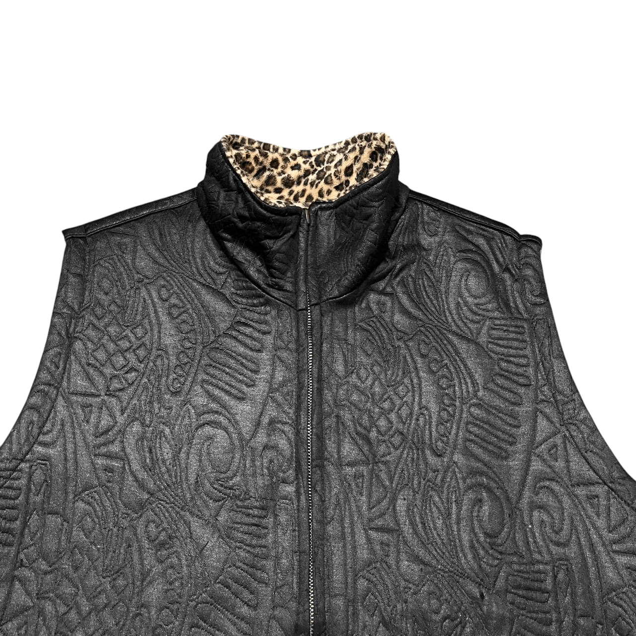 Hysteric Glamour Vintage Leopard Vest Reversible Size US L / EU 52-54 / 3 - 8 Thumbnail