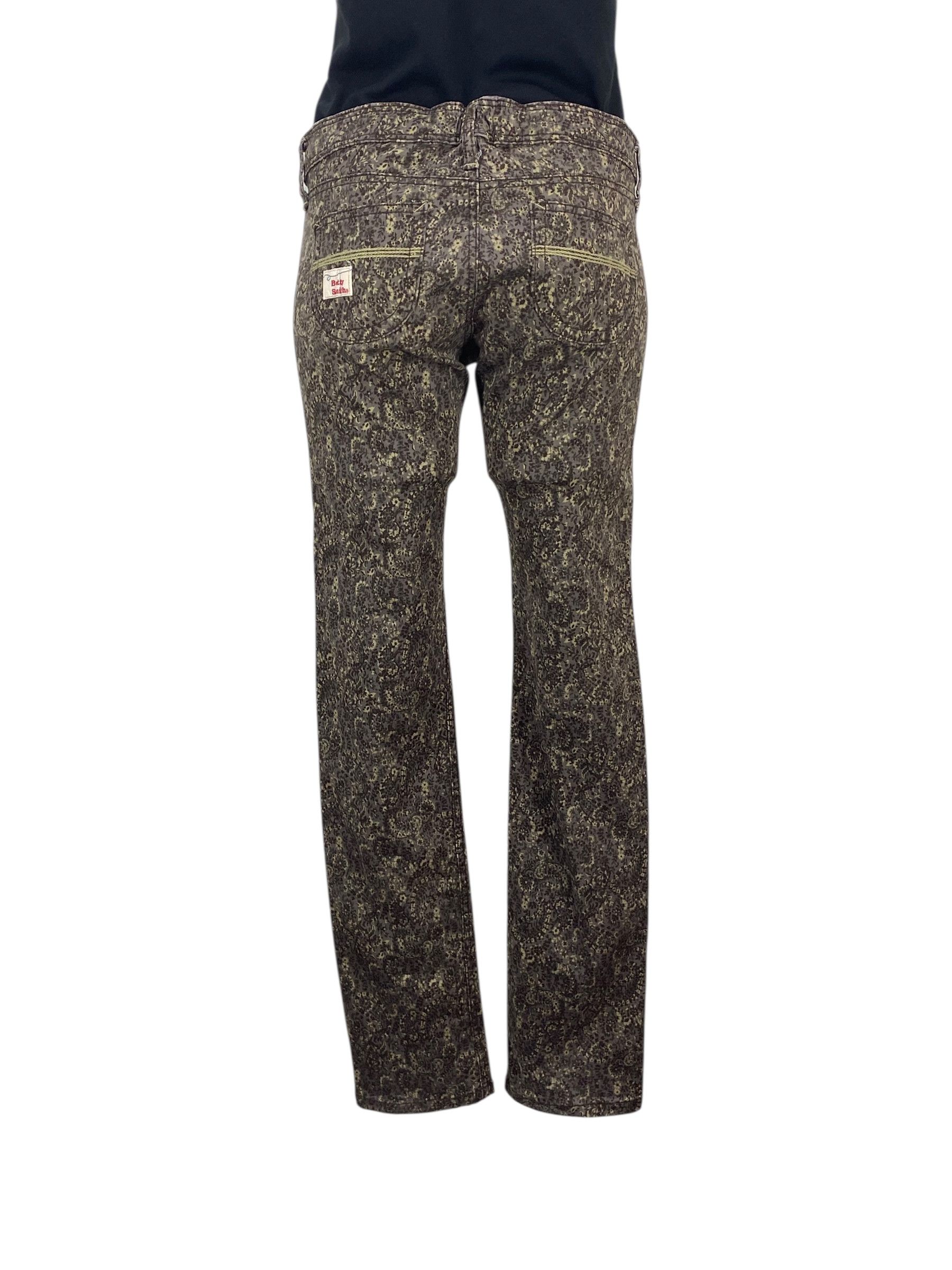 Japanese Brand Betty Smith Skinny Camo Pants Buckle Back Pants Size 26" / US 2 / IT 38 - 1 Thumbnail