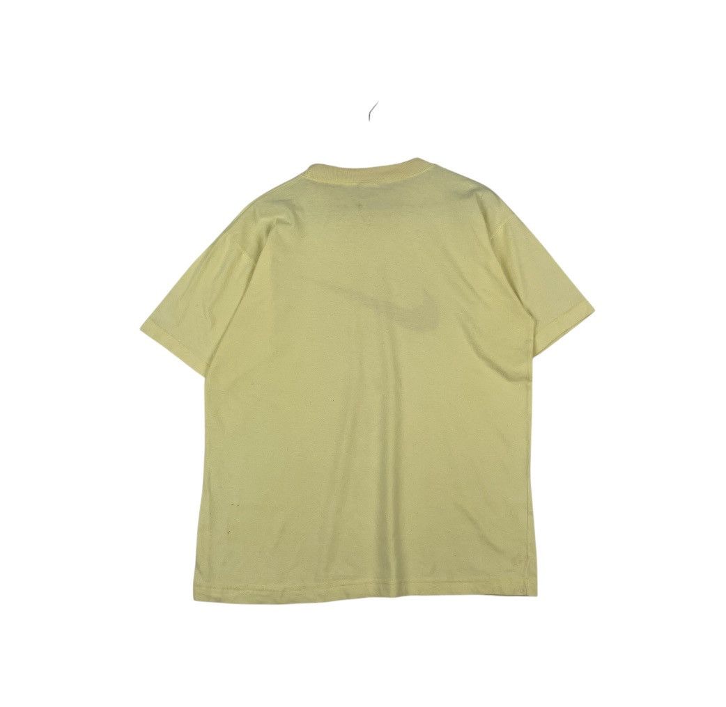 Designer × Vintage vintage 00s neutral nike T-shirt small cotton - yellow Size US M / EU 48-50 / 2 - 4 Thumbnail