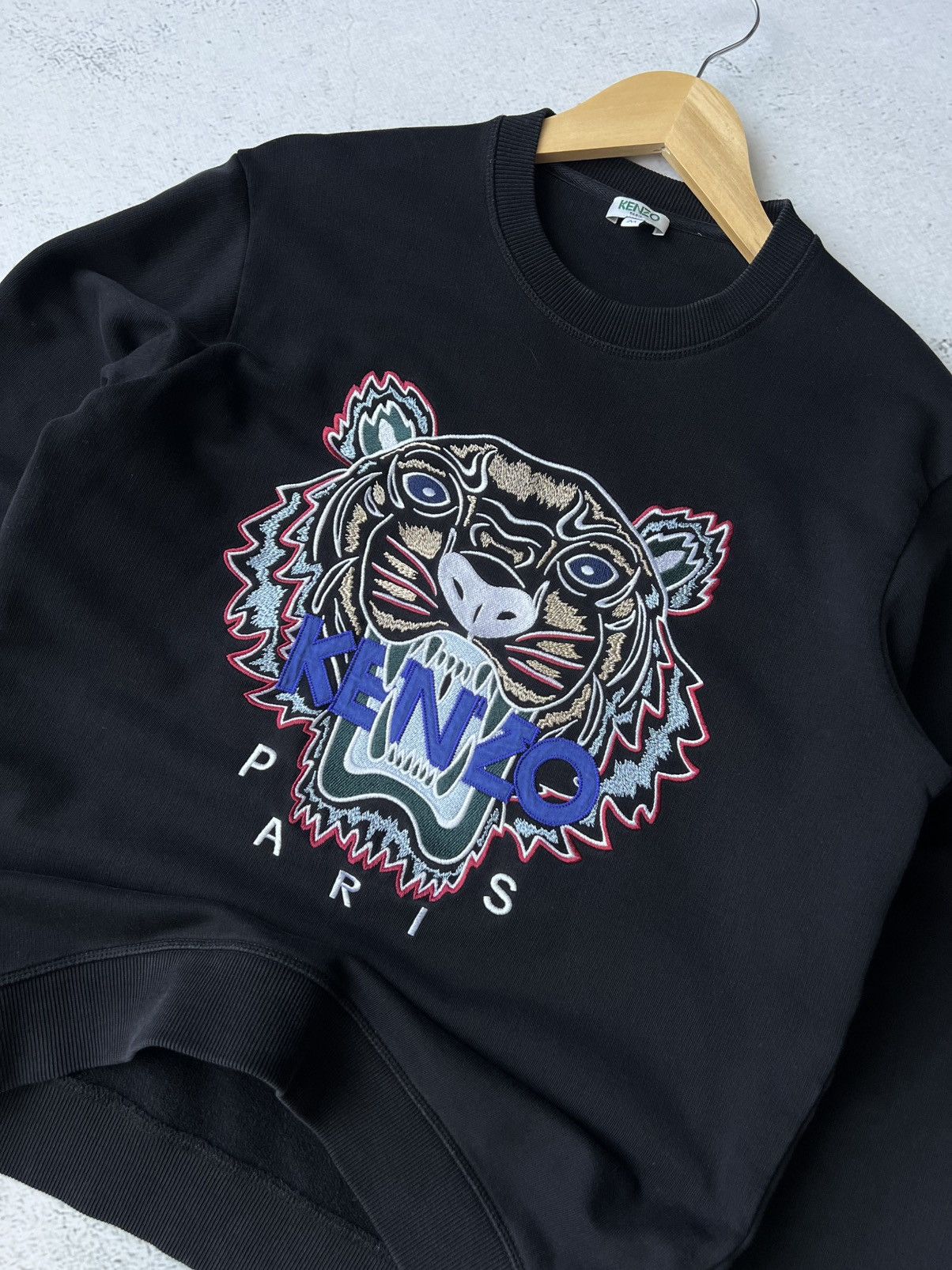Kenzo 🐯 Kenzo Black Tiger Sweatshirt Size M Size US M / EU 48-50 / 2 - 6 Thumbnail