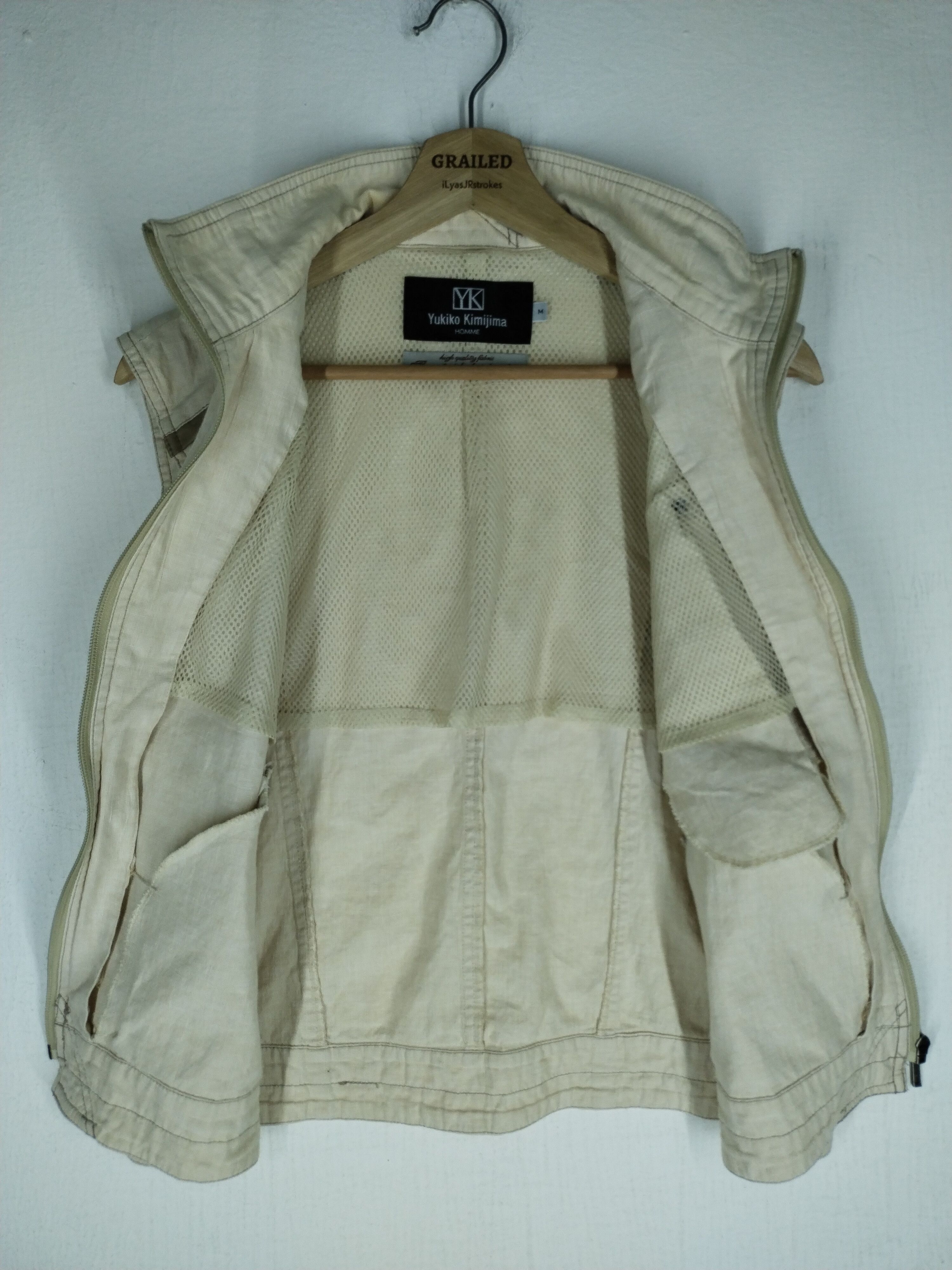 Japanese Brand × Vintage Vtg Vest Yukiko Kimijima Japanese Brand Size US M / EU 48-50 / 2 - 2 Thumbnail