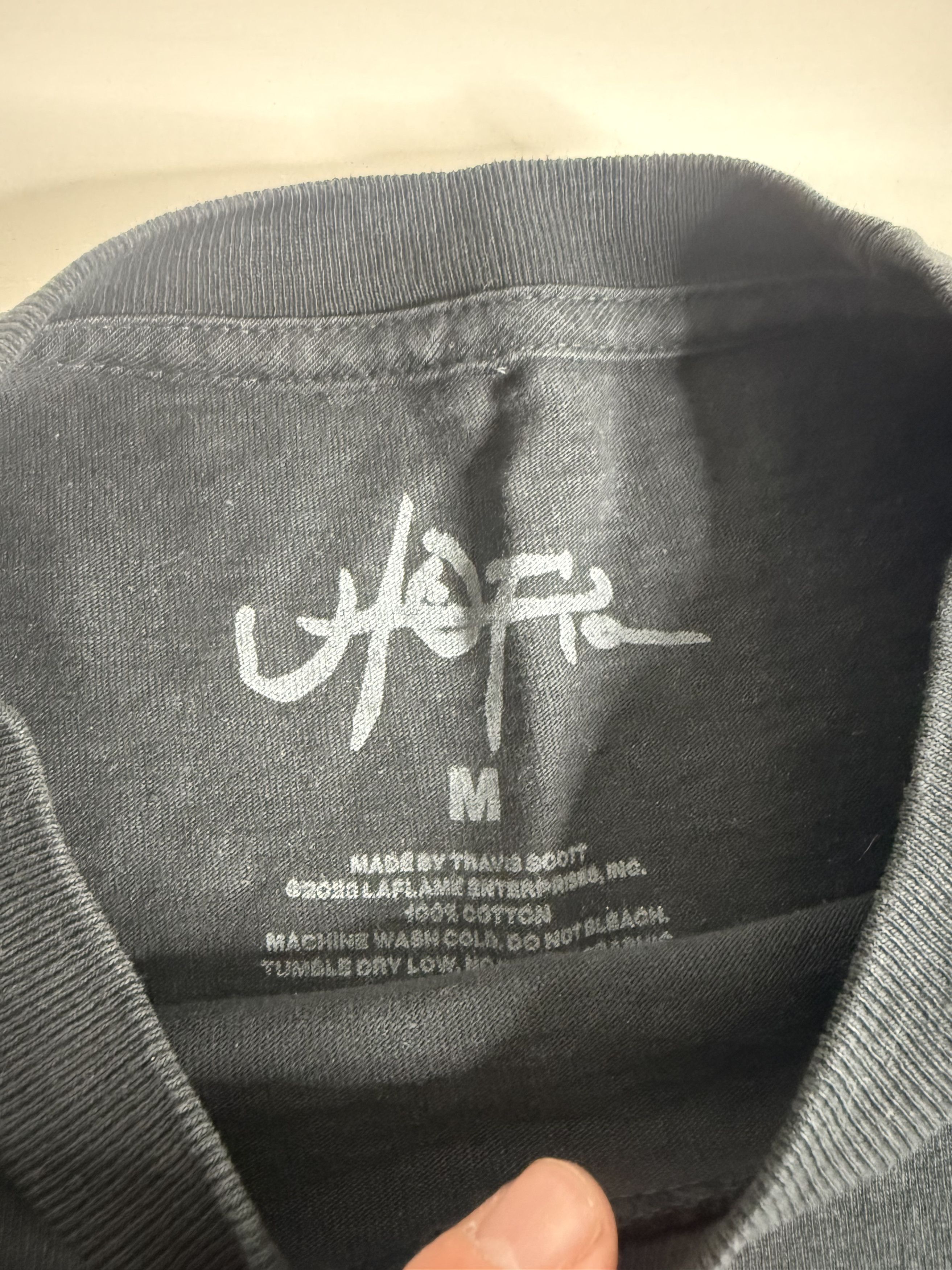 Travis Scott Utopia Falling Rocks Tee "Black" Size US M / EU 48-50 / 2 - 5 Thumbnail