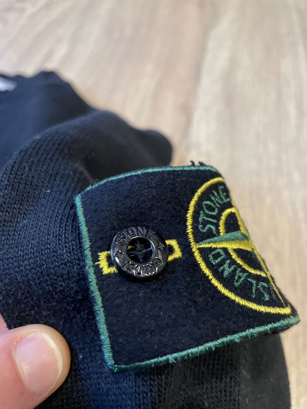 Stone Island Vintage Stone Island Black Sweatshirt 2007ss Size US L / EU 52-54 / 3 - 9 Thumbnail