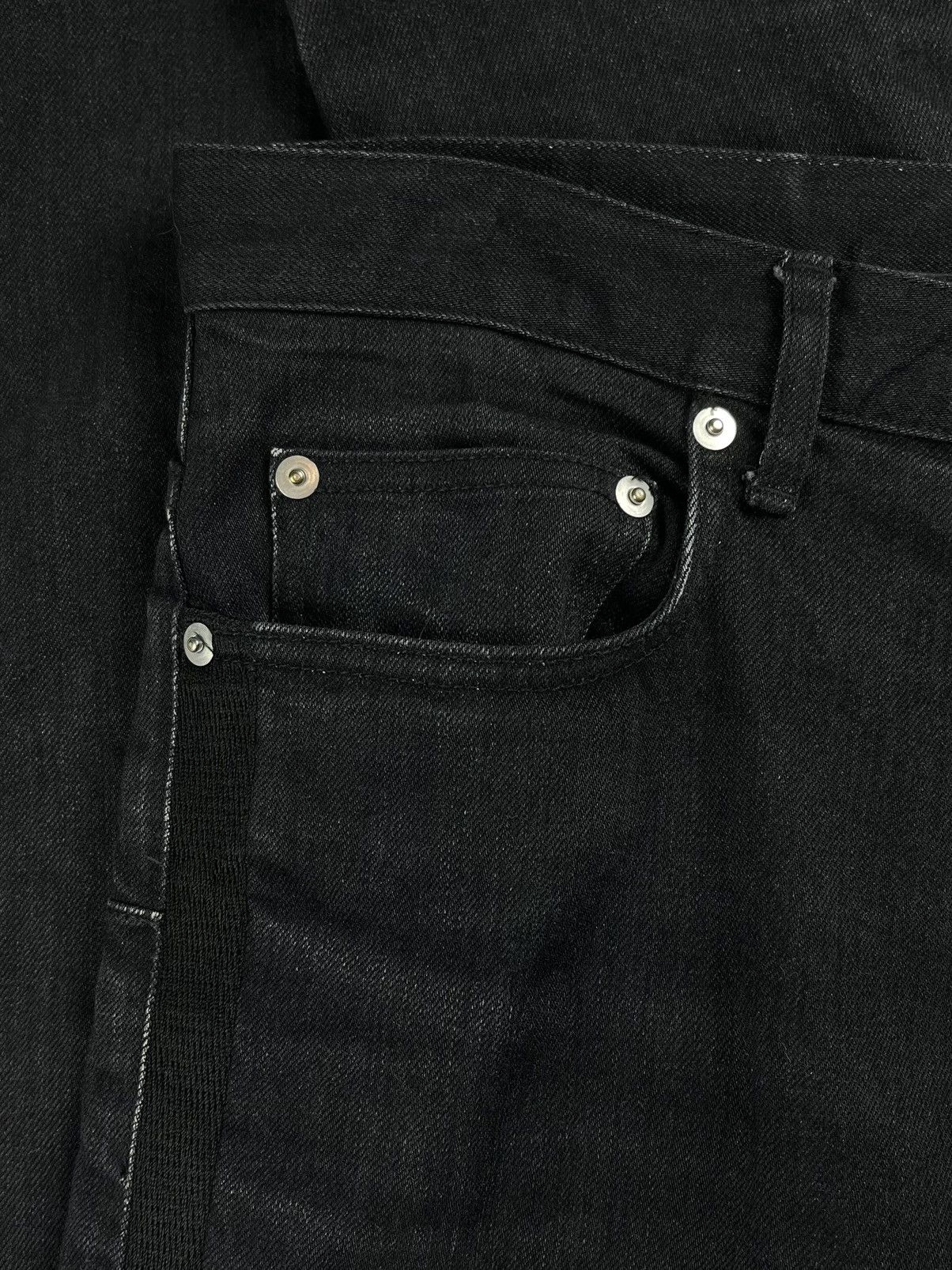 Dior AW10 Dior Homme MIJ Side Stripe Denim Jeans Black Size US 30 / EU 46 - 4 Thumbnail