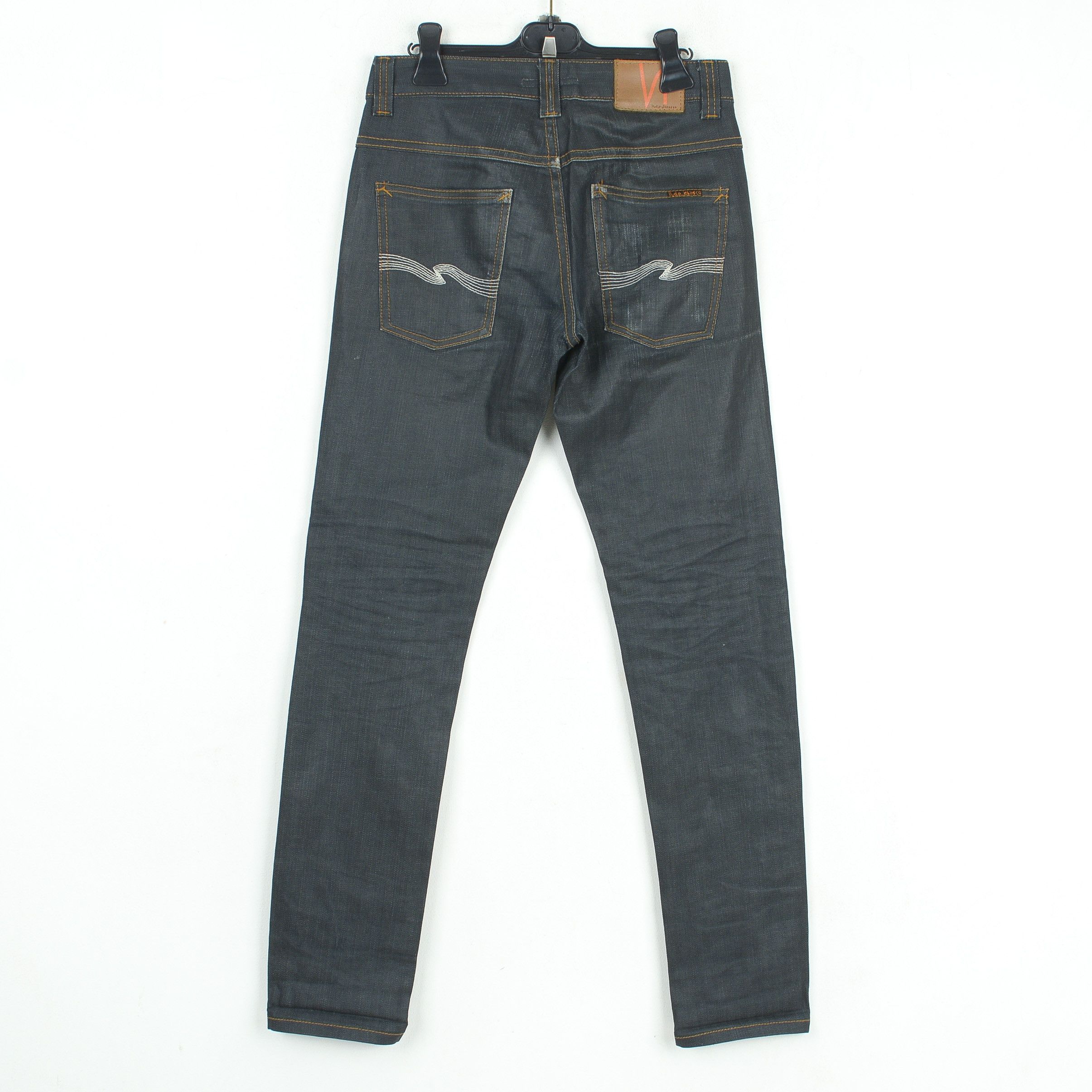 Nudie Jeans Slim Jim Dry Japan W29 L33 RAW Unwashed Denim Pants Trousers Size US 29 - 3 Thumbnail