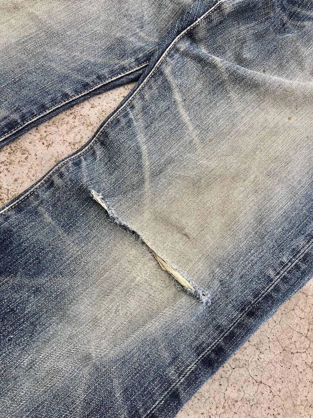 Japanese Brand EDWIN XVS DISTRESSED DENIM Size US 31 - 2 Thumbnail