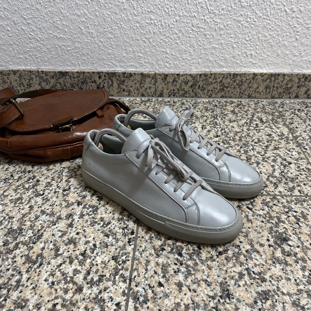 Common Projects Leather Shoes Common Projects Gray Size US 7 / EU 40 - 4 Thumbnail