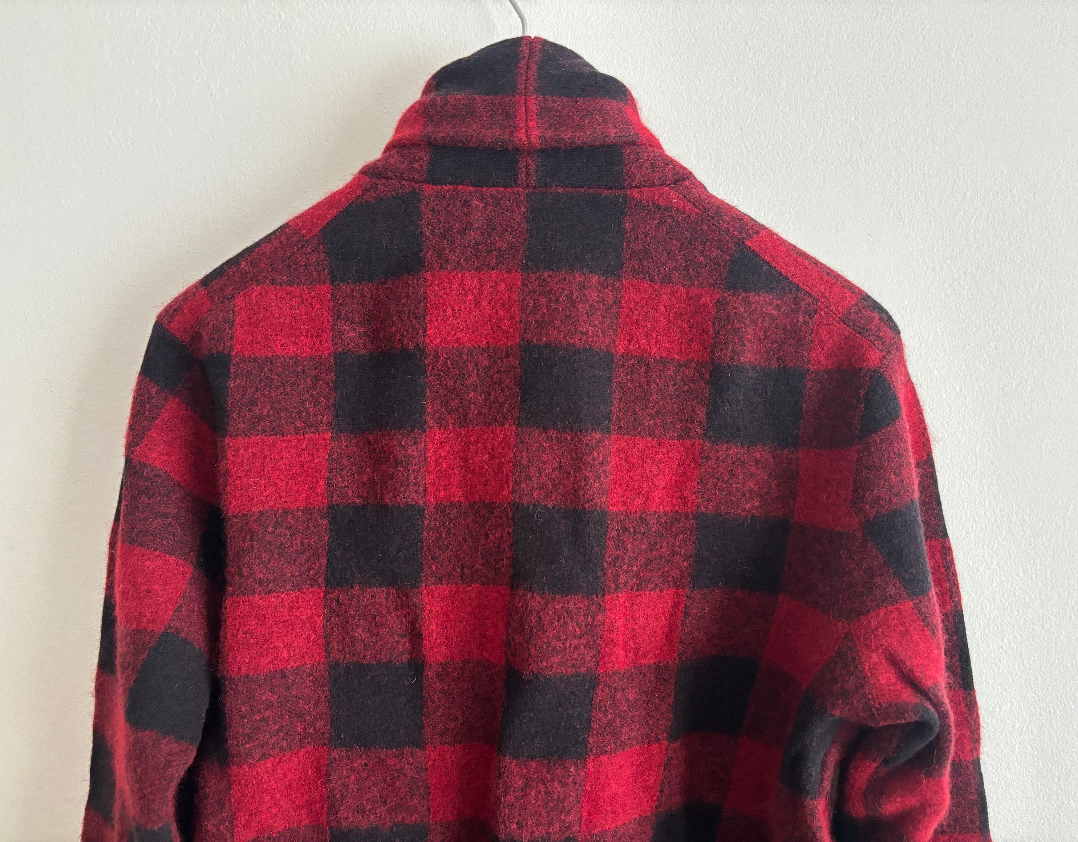Polo Ralph Lauren $448 Skeet Buffalo Plaid Wool Shawl Collar Cardigan - Medium Size US M / EU 48-50 / 2 - 11 Thumbnail