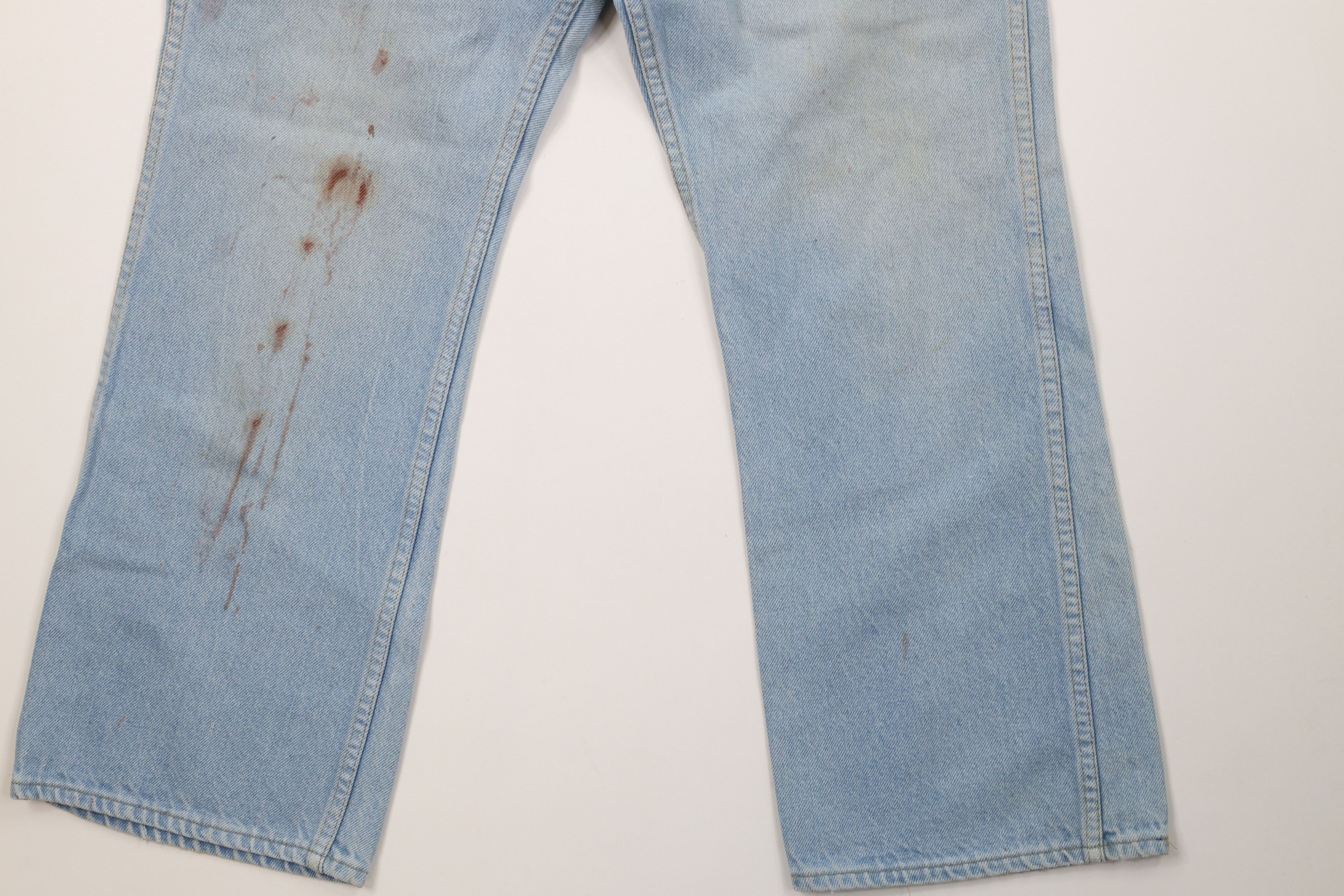 Vintage Vintage 70s Streetwear Flared Wide Leg Denim Jeans USA Size US 34 / EU 50 - 4 Thumbnail