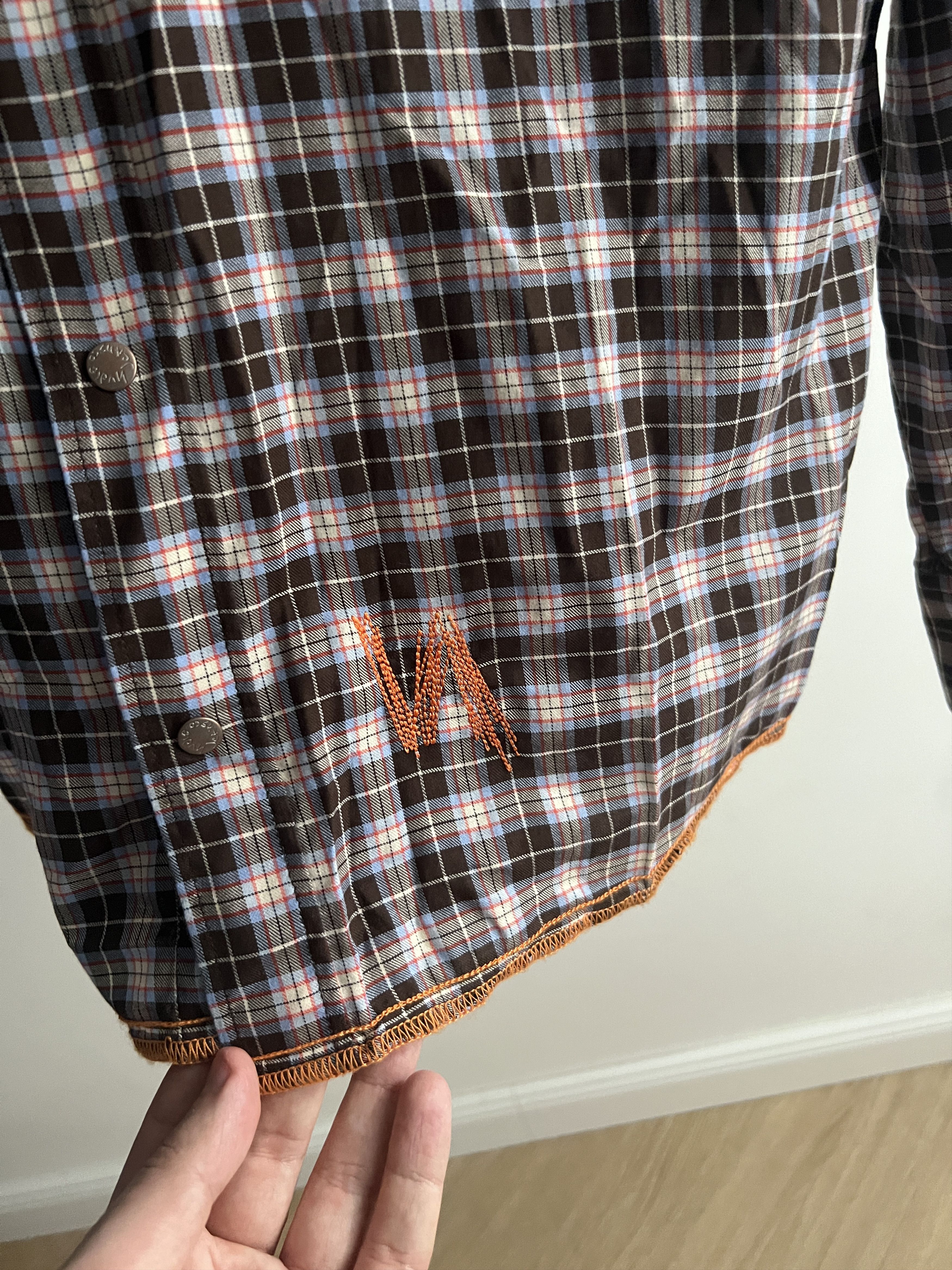 Designer × Japanese Brand × Nudie Jeans Nudie Jeans Checked Shirt Button Up Slim Size US M / EU 48-50 / 2 - 5 Thumbnail