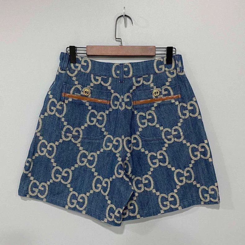 Gucci Gucci Denim denim full-print shorts 2506-Nextarrow Size 42" / US 20 - 4 Thumbnail