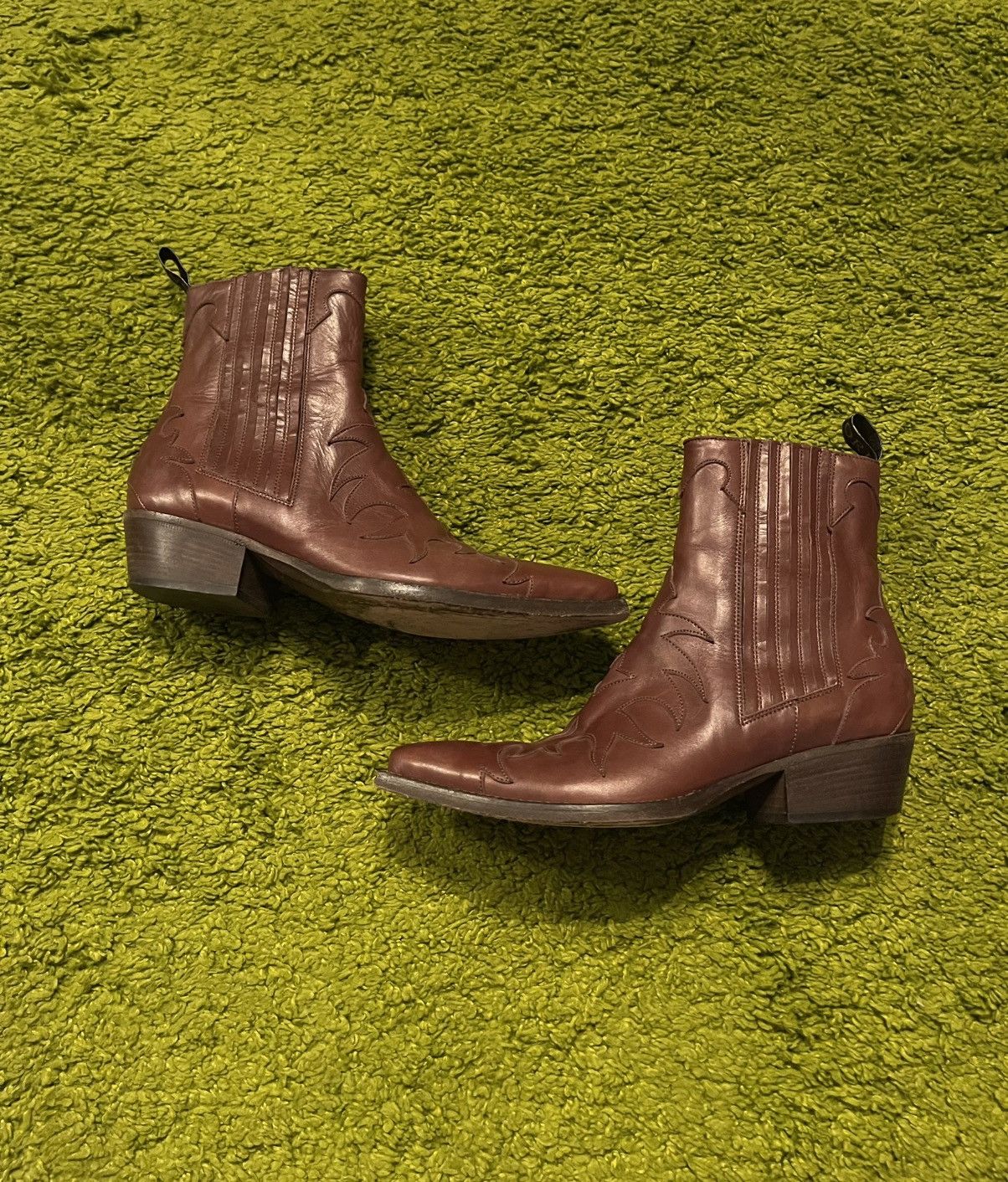 Sartore Sartore Paris western cowboy style real leather boots Size US 7 / IT 37 - 2 Thumbnail