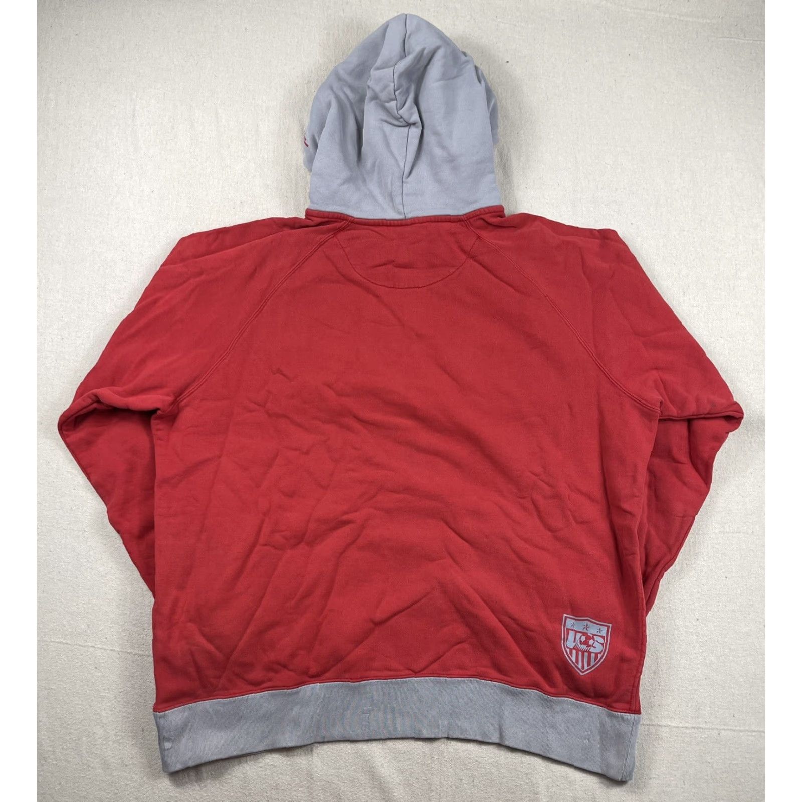 Nike VINTAGE Nike Team USA Hoodie Mens Sweatshirt Soccer Futbol Olympic Swoosh XL Red Humble Detected Size US XL / EU 56 / 4 - 4 Thumbnail