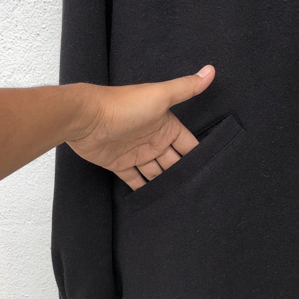 Undercover Undercover x Uniqlo GU Knit Melton Long Shirt Black Men’s Size US L / EU 52-54 / 3 - 12 Thumbnail