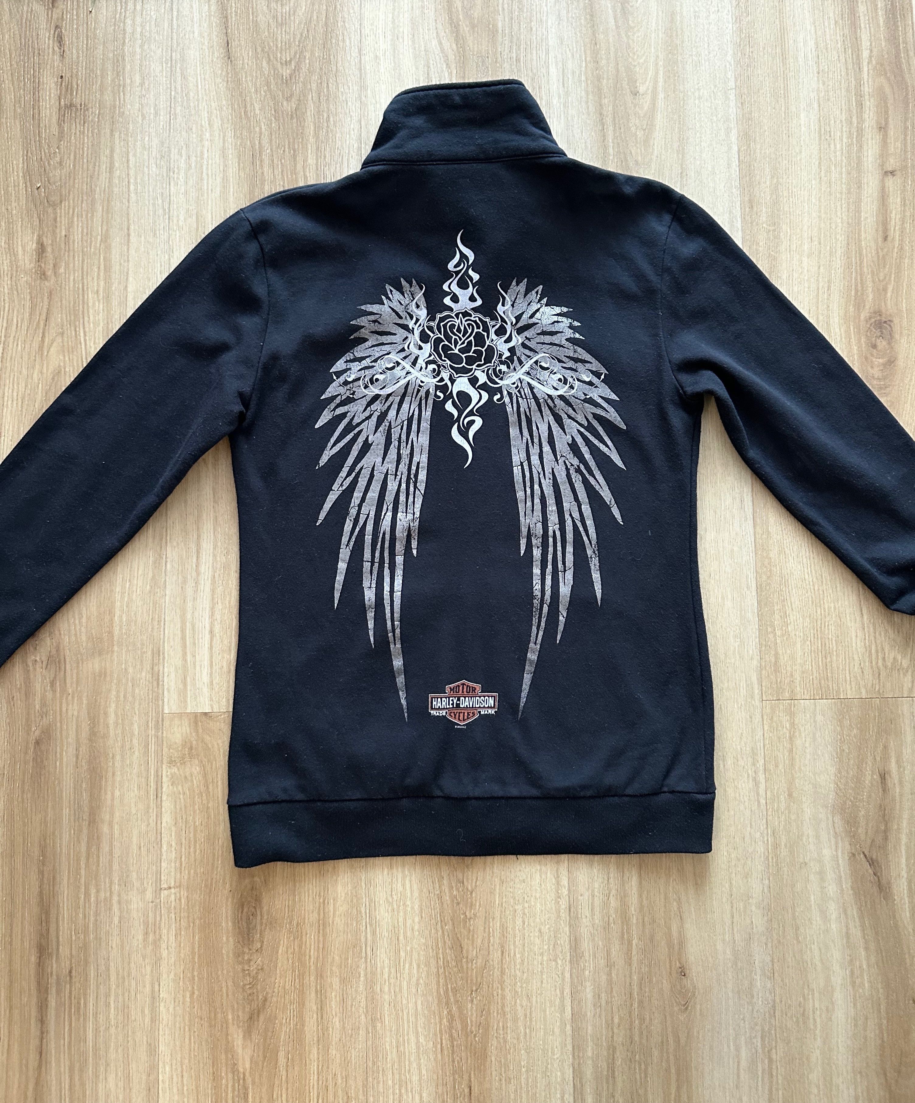 Harley Davidson 2010 Harley Davidson Sweatshirt full zip black Size L / US 10 / IT 46 - 13 Thumbnail