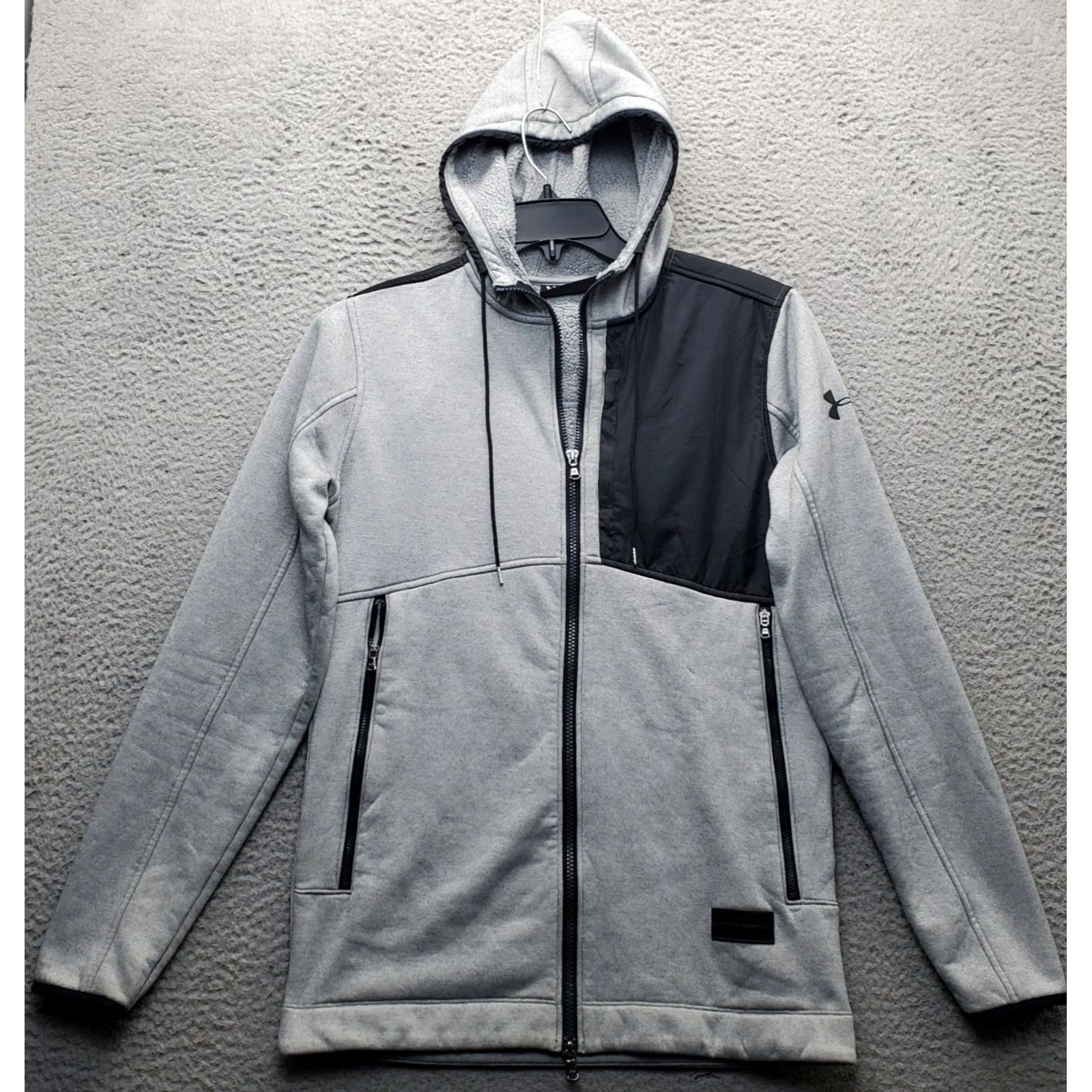 Under Armour Under Armour Mens Small Multicolor Hoodie Full Zip ColdGear Fleece Lined Zip Pockets Breathable Outdoor Size US S / EU 44-46 / 1 - 2 Thumbnail