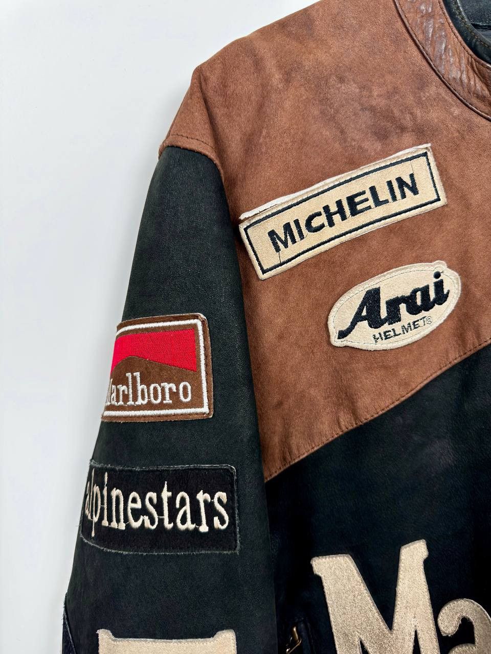 Marlboro × Vintage Vintage Marlboro Racing Leather Jacket Size US XL / EU 56 / 4 - 8 Thumbnail