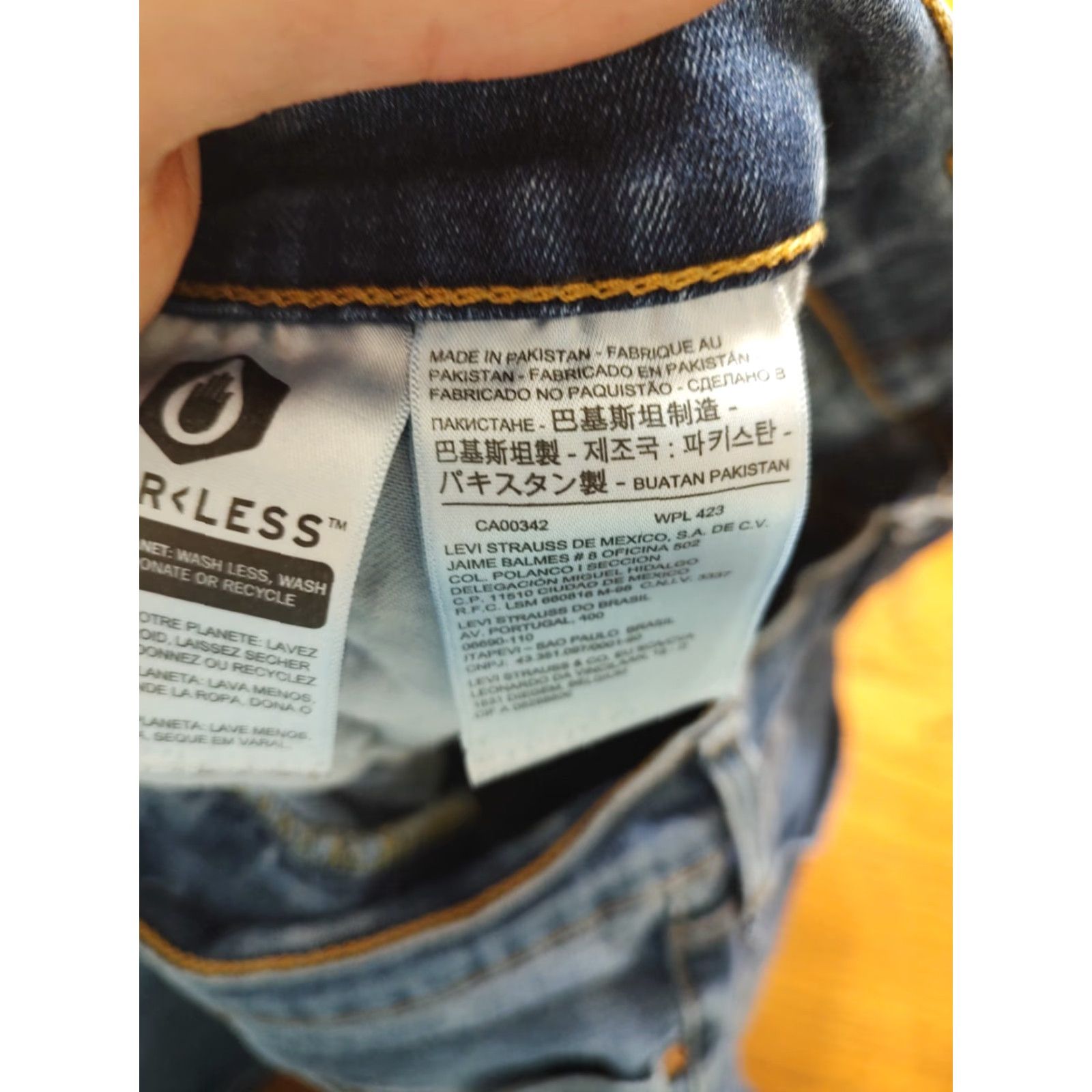 Levi's Levi's 511 Jeans Slim Straight Blue Medium Wash 38x30 Mens Regular 38in Zip 5-Pocket Denim Stretch Wrinkle-Resistant Size US 38 / EU 54 - 6 Thumbnail
