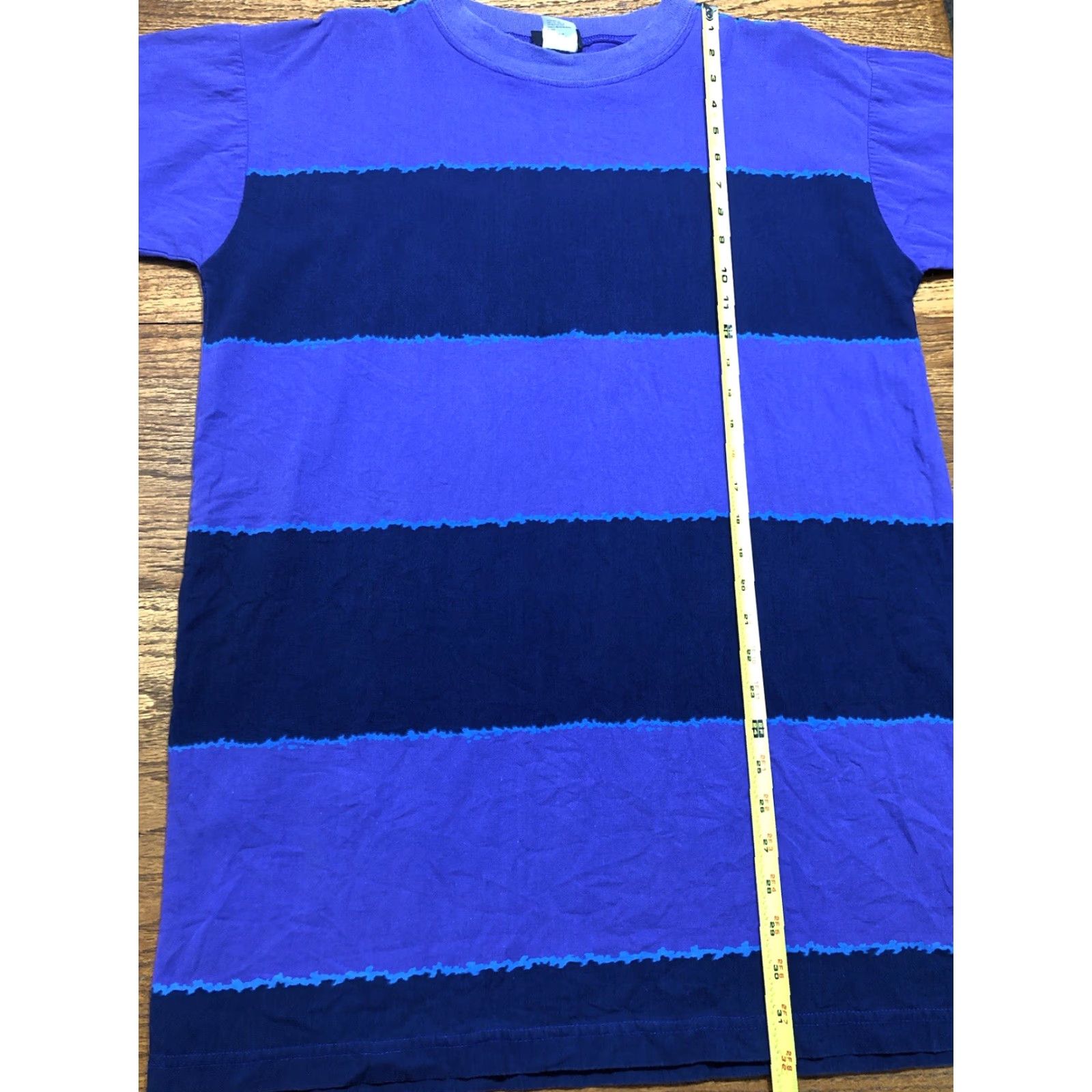 Vintage VINTAGE Impact T-Shirt Mens XL Striped Purple 90s Skate Grunge Shirt Size US XL / EU 56 / 4 - 7 Thumbnail