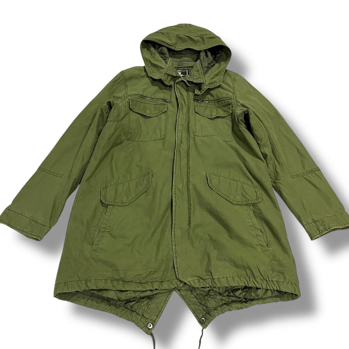 291295=Homme 🇯🇵 291295 LABO ARMY MILITARY FISHTAIL PARKAS Size US M / EU 48-50 / 2 - 1 Thumbnail