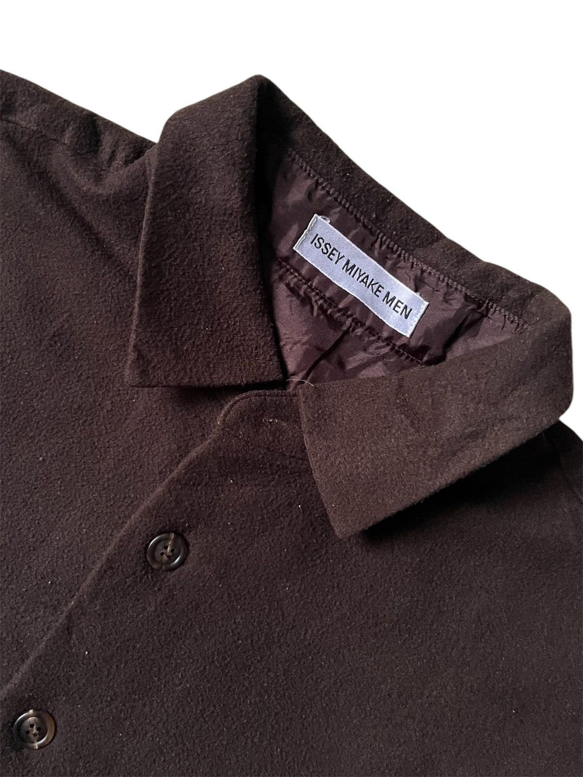 Issey Miyake Issey miyake shirt wool brown Size US XL / EU 56 / 4 - 5 Thumbnail