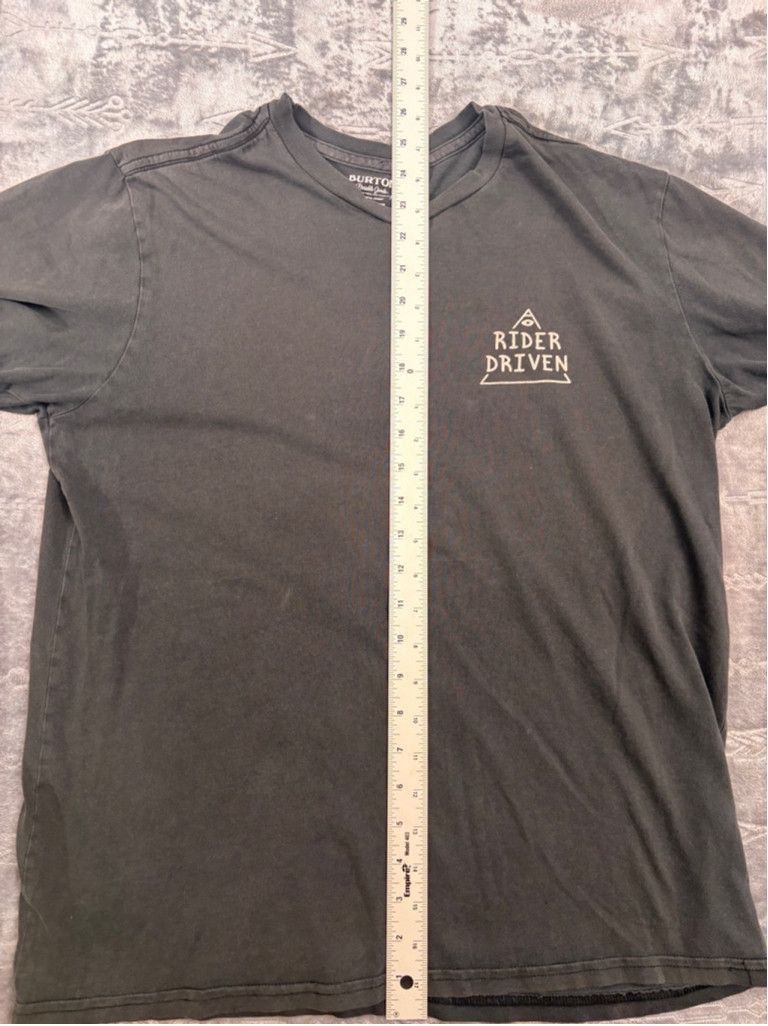 Burton Men's Burton Rider Driven Gray T-shirt Size M Size US M / EU 48-50 / 2 - 4 Thumbnail