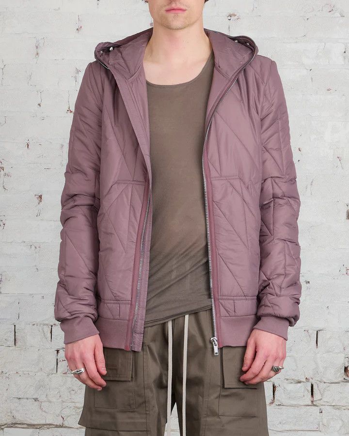 Rick Owens Drkshdw o1s1v1n0824 Gimp Jacket in Mauve Size US M / EU 48-50 / 2 - 1 Thumbnail