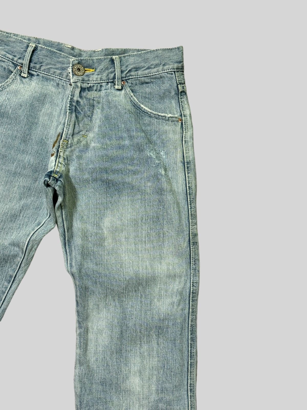 Japanese Brand Distressed COCOLULU Mud WashThrashed Faded Jeans Size US 30 / EU 46 - 5 Thumbnail