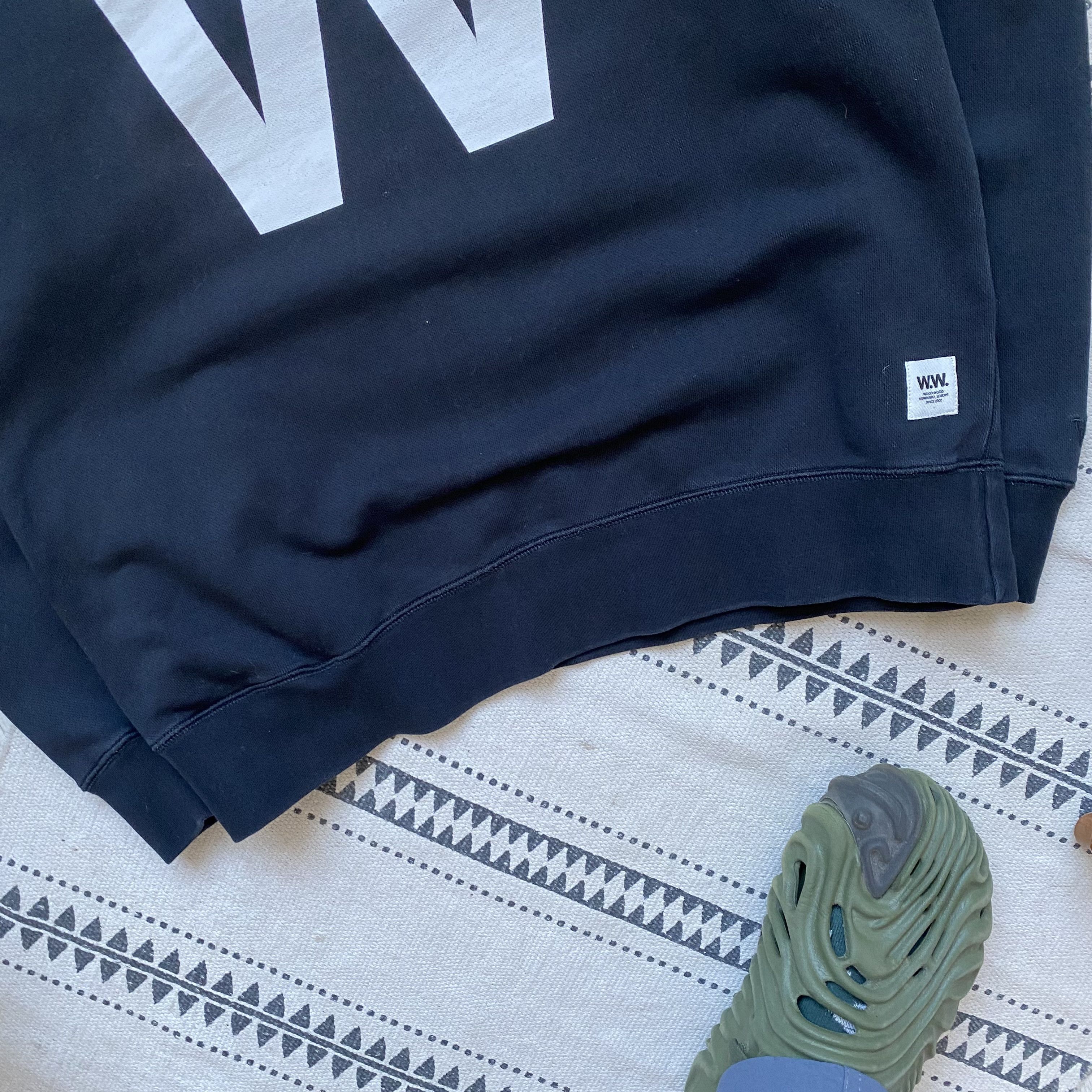 Wood Wood Vintage 00s WOOD WOOD AA logo sweatshirt Crewneck Size US M / EU 48-50 / 2 - 3 Thumbnail