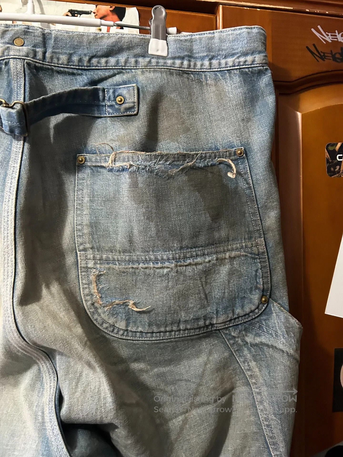 Visvim ANACHRONORM Distressed Denim Painter Pants. Size US 26 / EU 42 - 4 Thumbnail