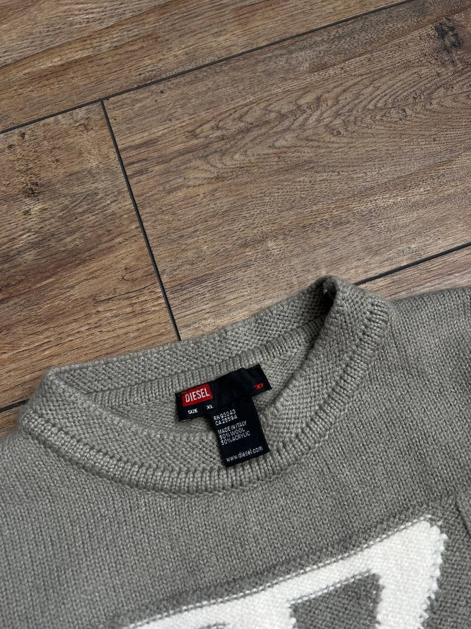 Diesel Diesel Big Logo Knitted Sweater Vintage Made in Italy Size US M / EU 48-50 / 2 - 5 Thumbnail