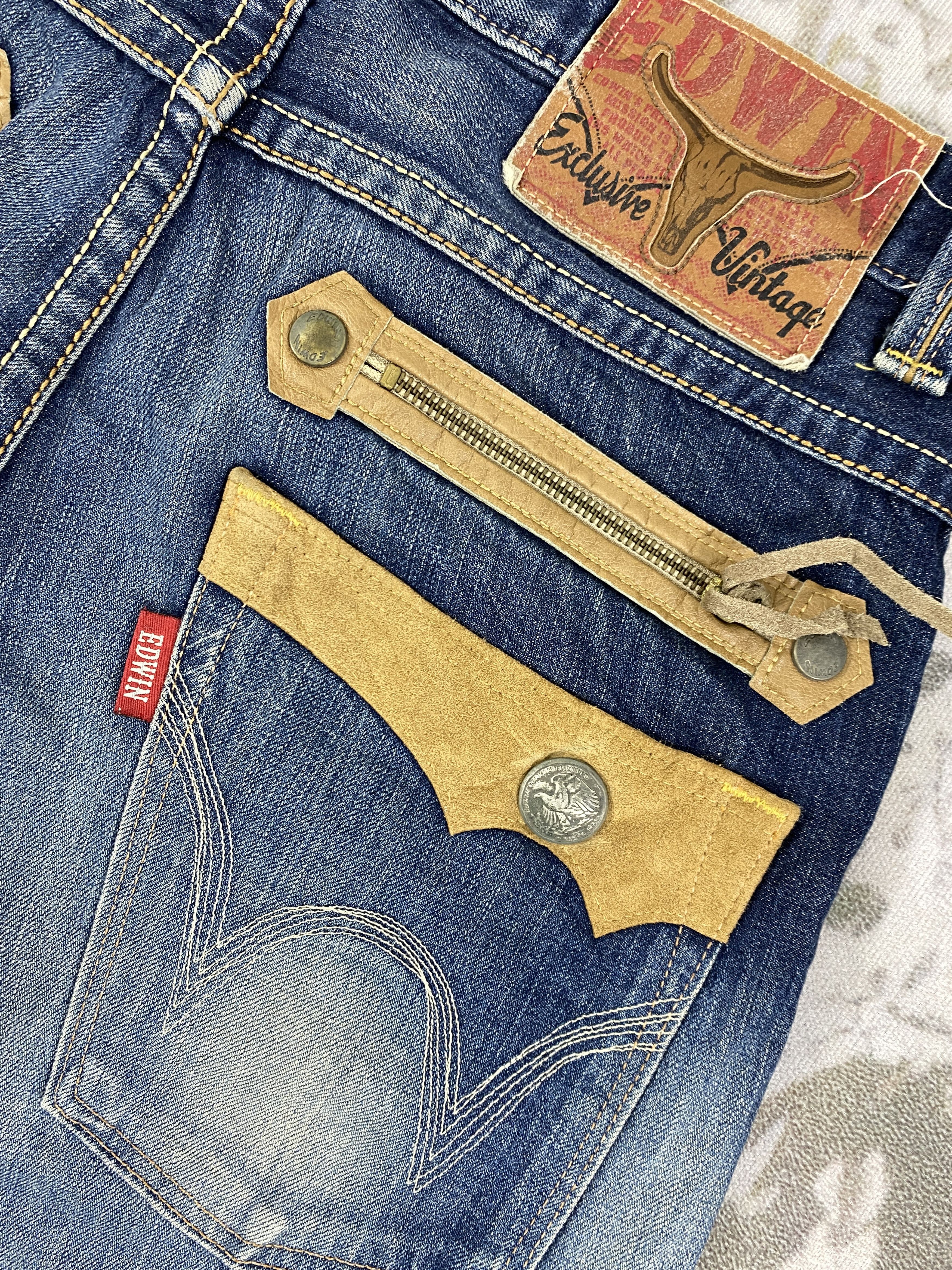 If Six Was Nine Vintage Edwin ifsixwasnine style Jeans 34x30 - JN3010 Size US 34 / EU 50 - 11 Thumbnail