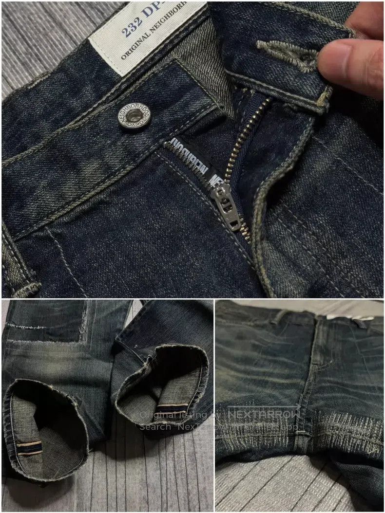 Neighborhood Neighborhood size M Quiet King Denim Jeans, Size M, Near N Size US 27 - 3 Thumbnail