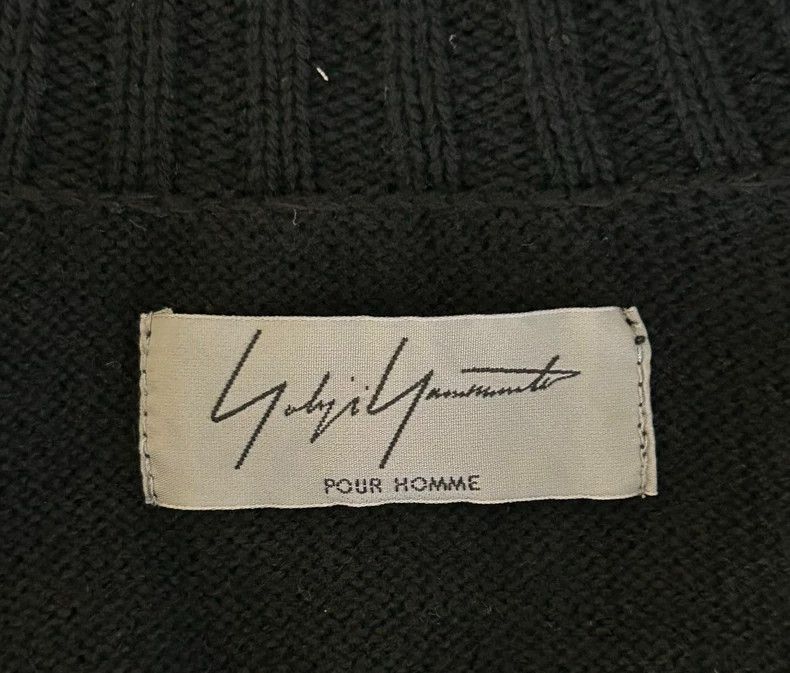 Yohji Yamamoto Yohji Yamamoto 12aw white button wool cardigan sweater 2506 Size US L / EU 52-54 / 3 - 3 Thumbnail