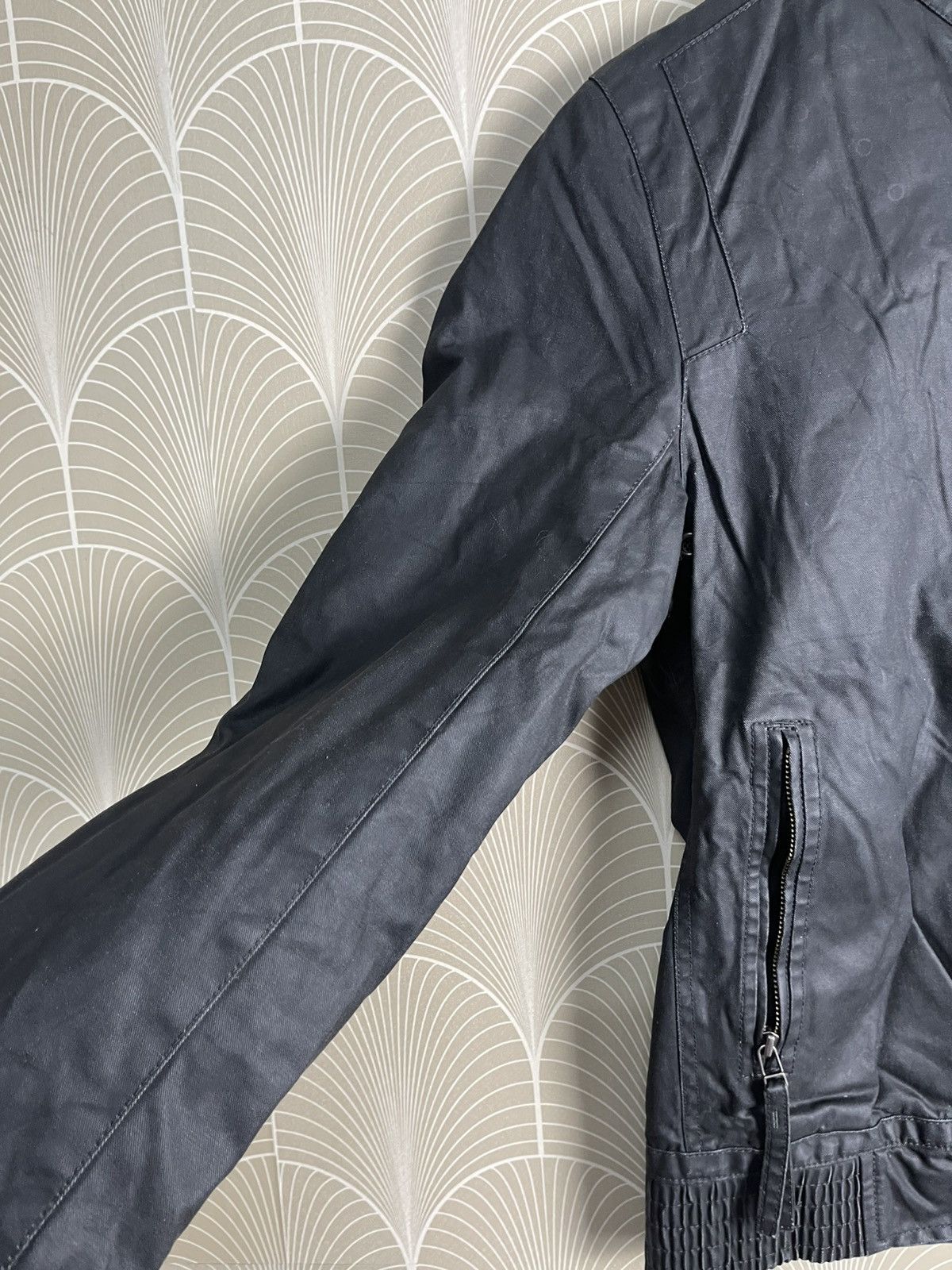 Japanese Brand × Nicole Club × Vintage 2000s NICOLE CLUB FOR MEN COATING BIKER JACKET Size US M / EU 48-50 / 2 - 7 Thumbnail