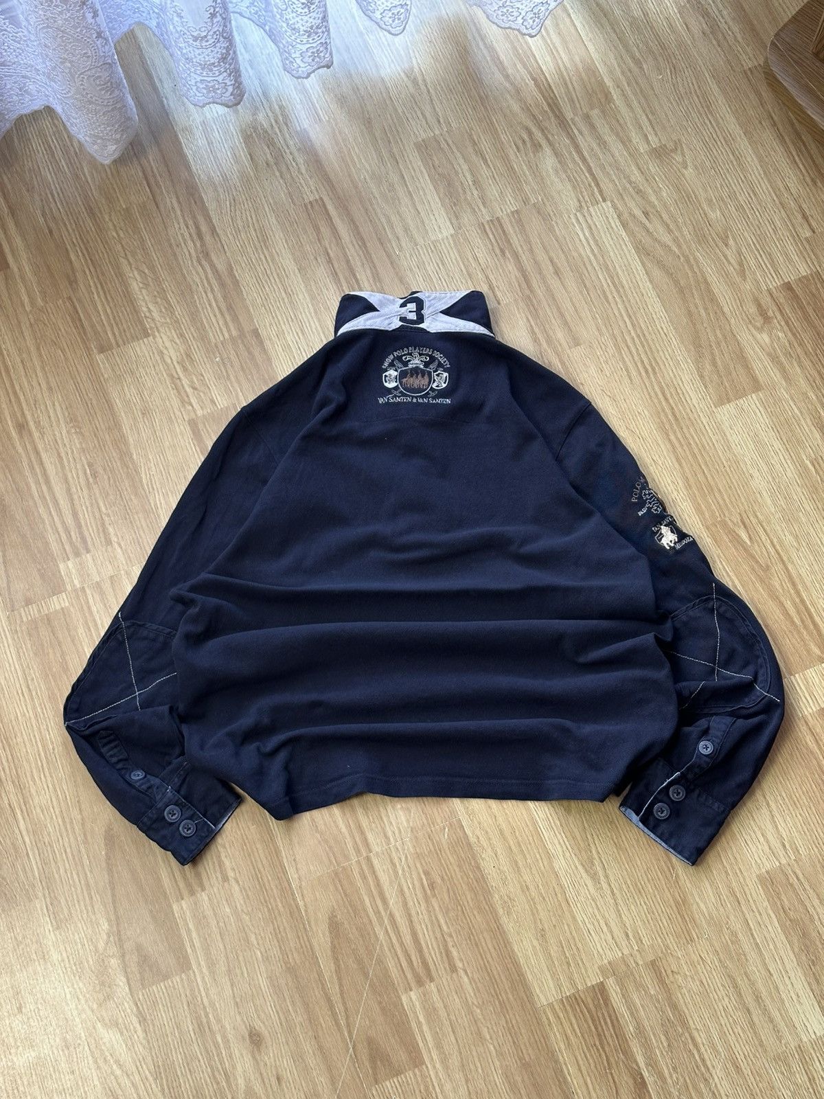 Polo Ralph Lauren 🔥 Vintage Chief Keef Ralph Lauren Polo Rugby Shirt Y2K Club Size US M / EU 48-50 / 2 - 4 Thumbnail