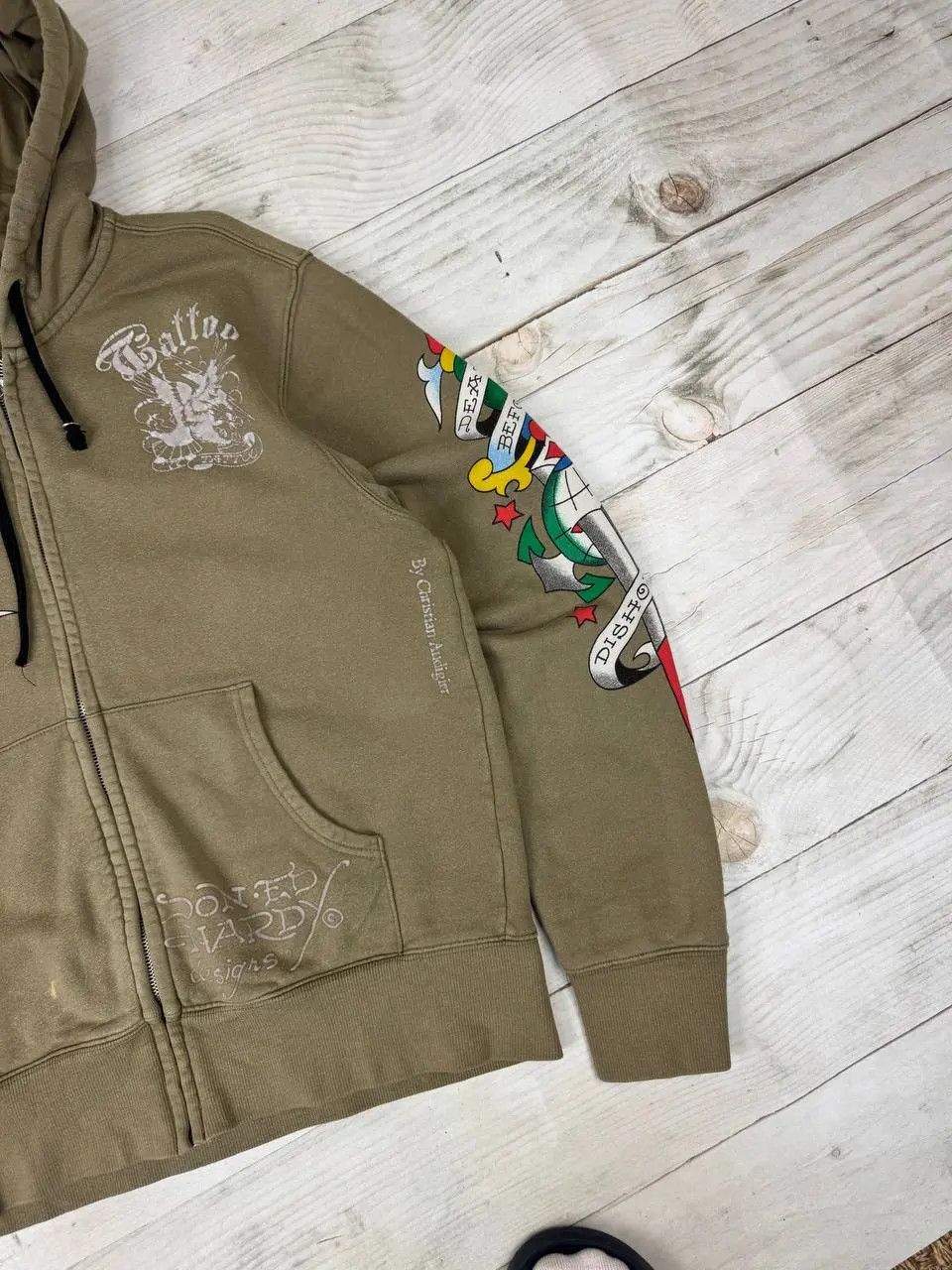 Ed Hardy Vintage Ed Hardy By Christian Audigier Hoodie Tatto Y2K 90s Size US S / EU 44-46 / 1 - 5 Thumbnail