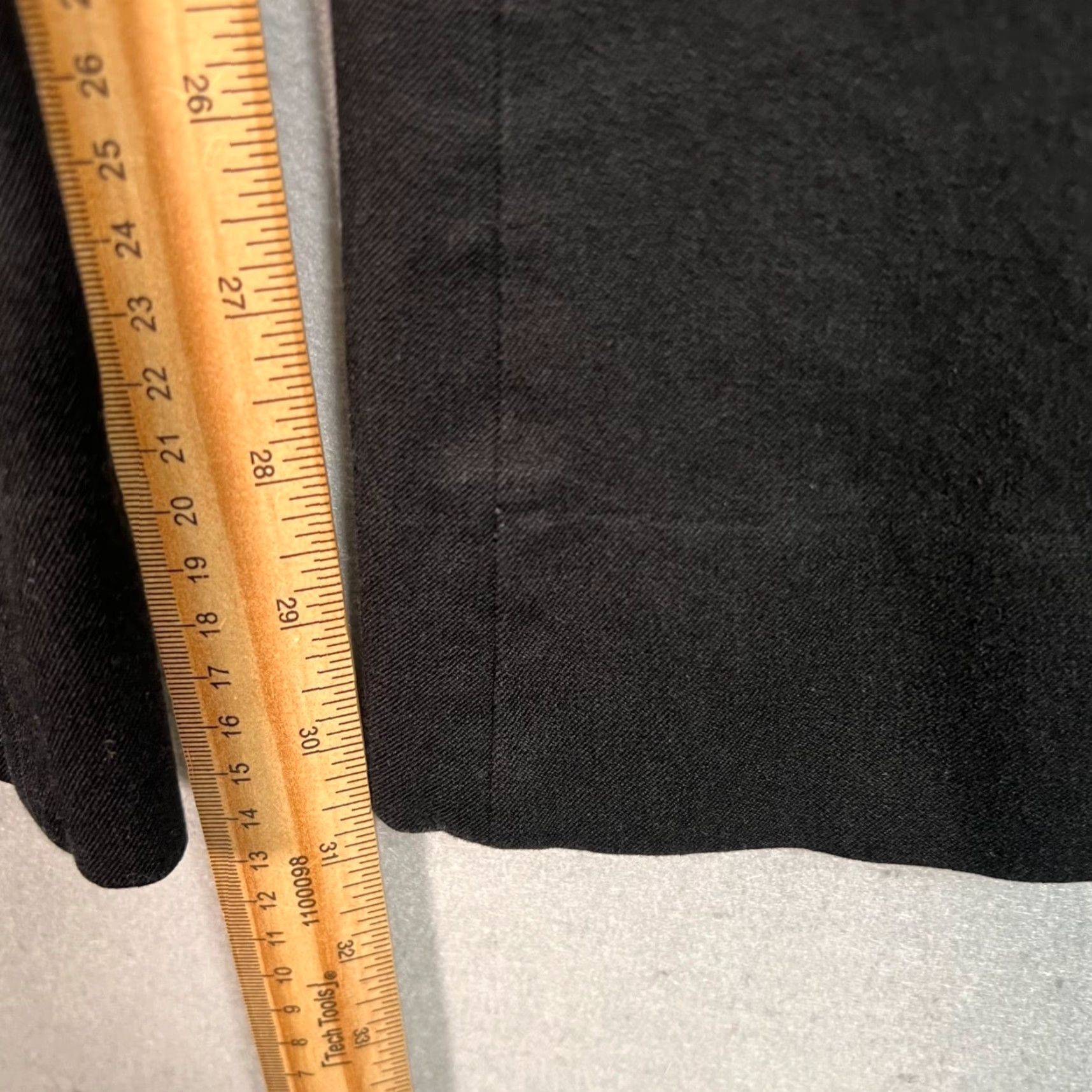 Banana Republic Banana Republic Pants Womens 8 Black Flare Leg Cotton Blend Dress Pants Size 30" / US 8 / IT 44 - 7 Thumbnail