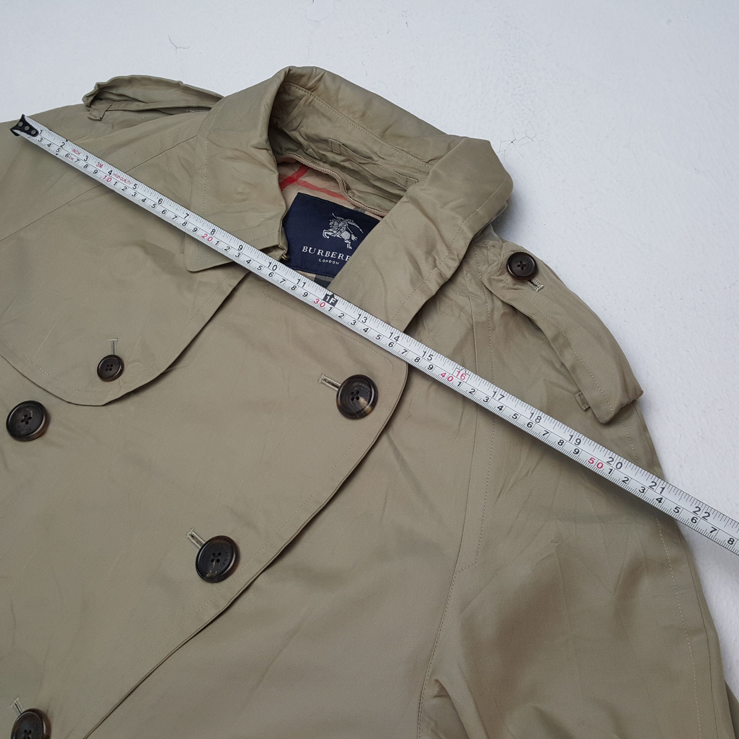 Burberry × Vintage BURBERRY LONDON Luxury Brand Trench Coat Jacket Size US M / EU 48-50 / 2 - 5 Thumbnail