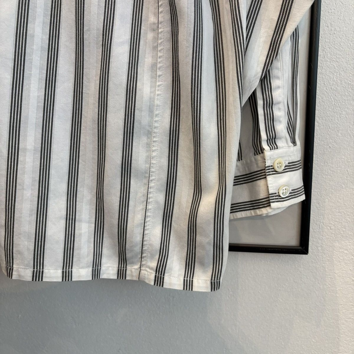 Kansai Yamamoto KANSAI YAMAMOTO STRIPED GEOMETRIC SHIRT Size US M / EU 48-50 / 2 - 8 Thumbnail