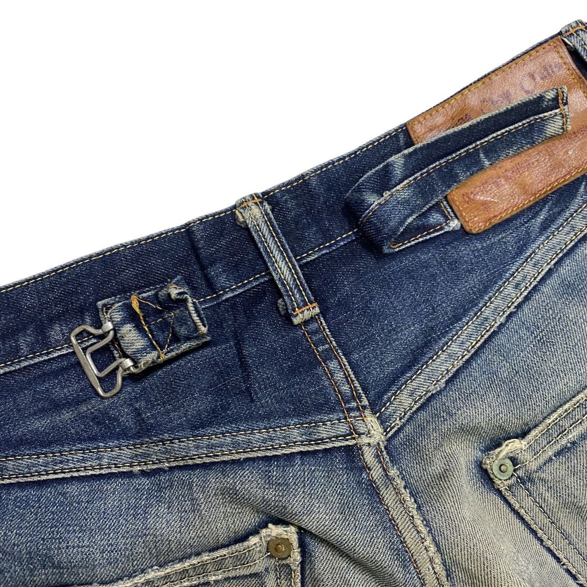 Japanese Brand Sewing Chop O'alls selvedge distressed denim Size US 30 / EU 46 - 5 Thumbnail
