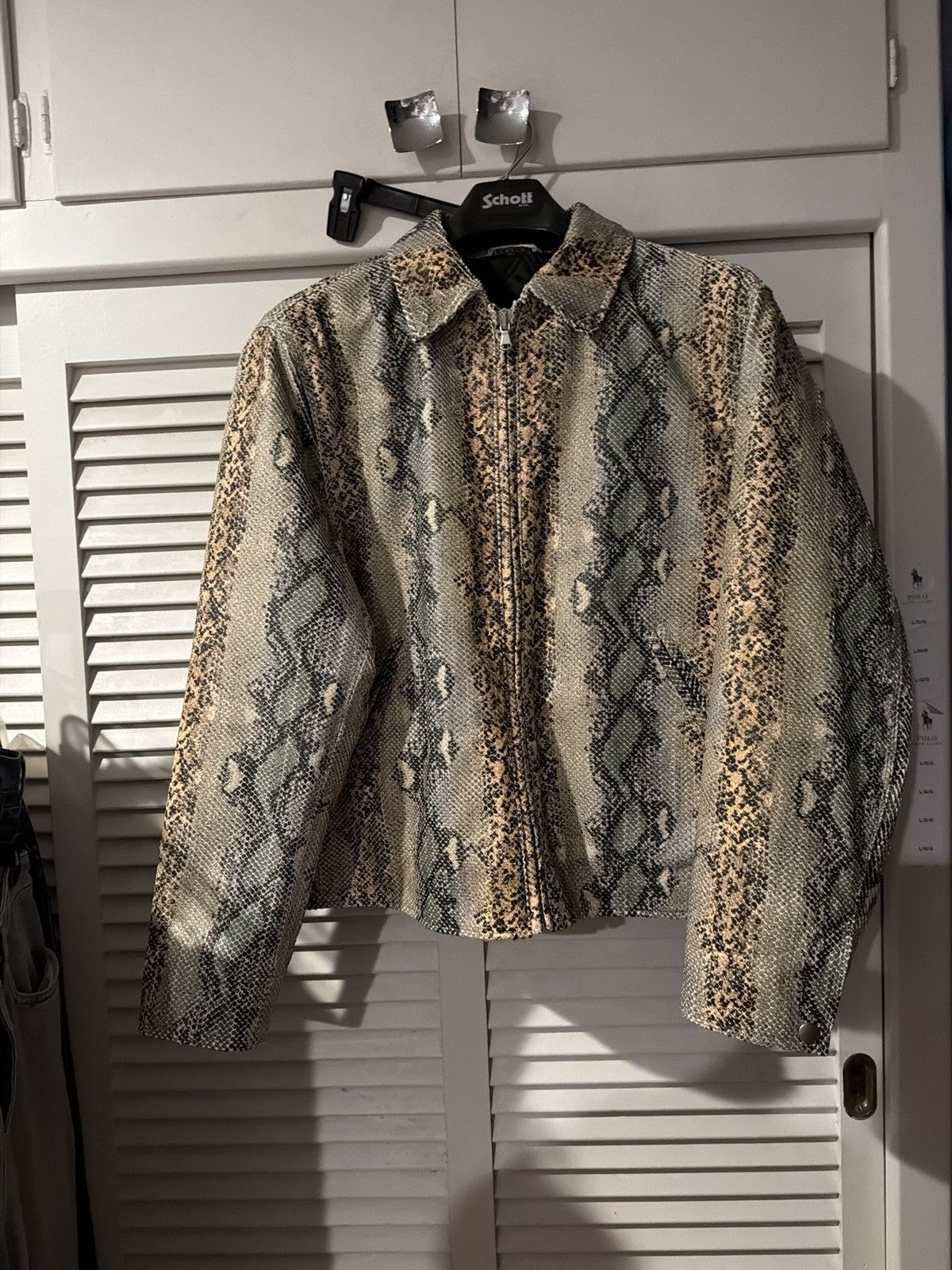 Stussy Stussy snake garage leather jacket large Size US L / EU 52-54 / 3 - 3 Thumbnail