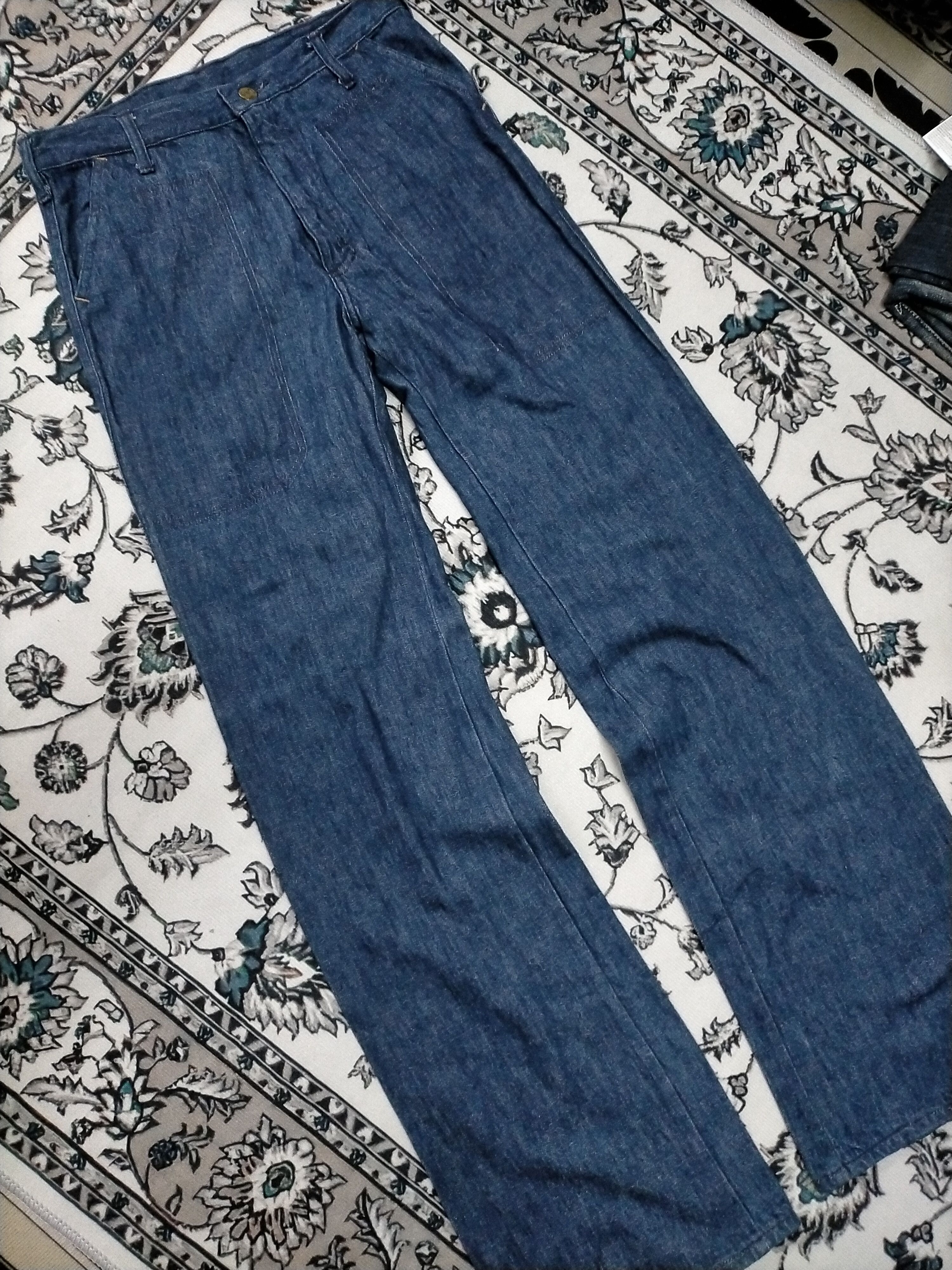Lee × Vintage Vintage Lee 70s Flare Jeans Like New Size US 29 - 3 Thumbnail