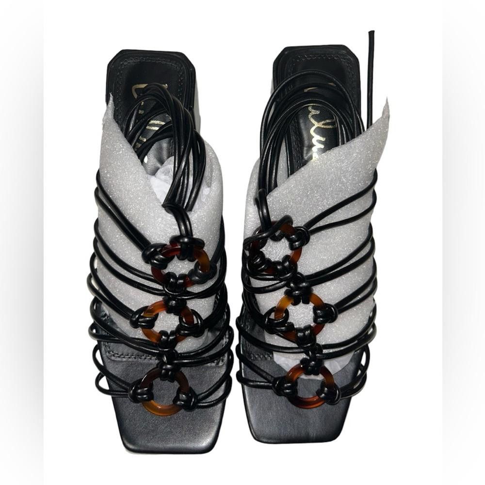 Lulus Lulus l NWT Finu Lace Up Heeled Sandals Size 9 Size US 9 / IT 39 - 3 Thumbnail