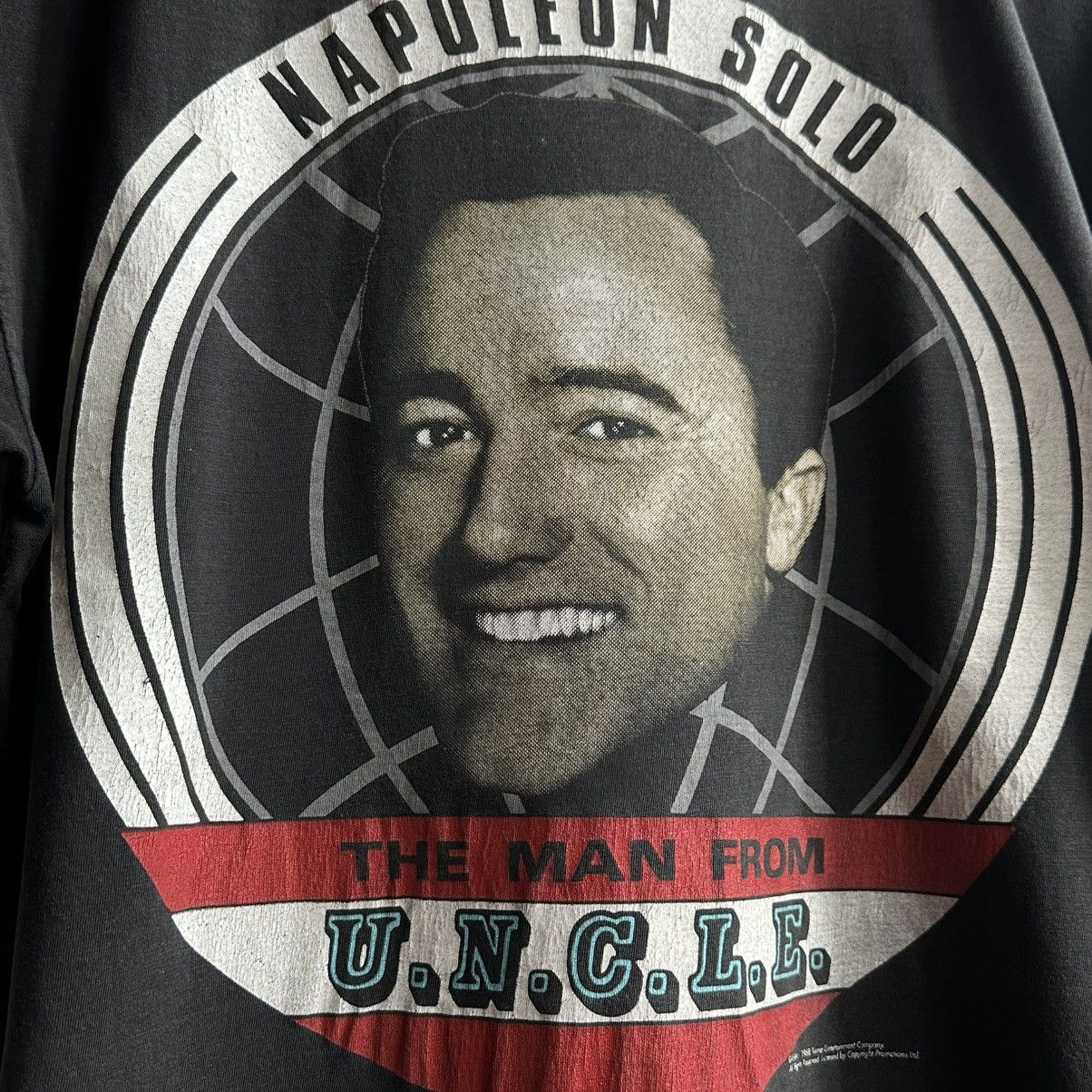 Vintage Rare Vintage The Man From UNCLE Napoleon Solo Movie Tee Size US L / EU 52-54 / 3 - 3 Thumbnail