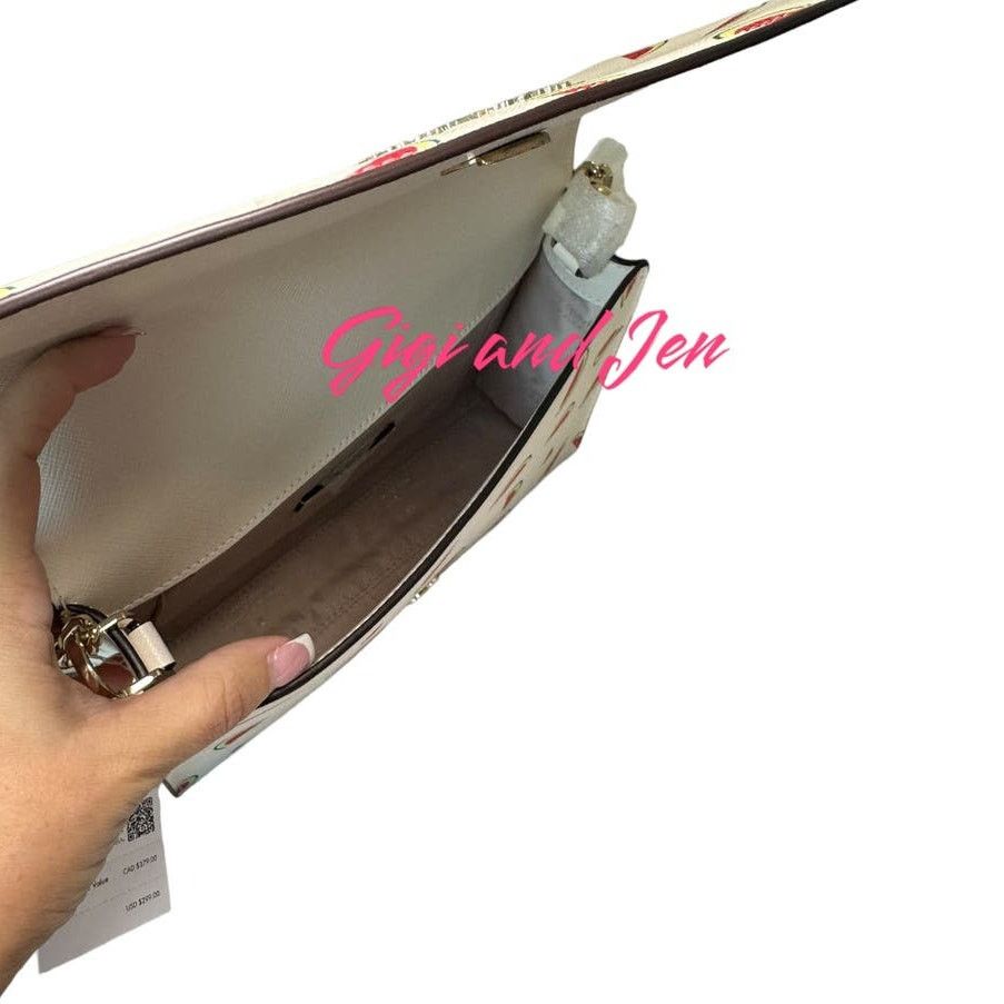 Kate Spade Kate Spade Watermelon Saffiano Convertible Crossbody Bag Size ONE SIZE - 2 Thumbnail