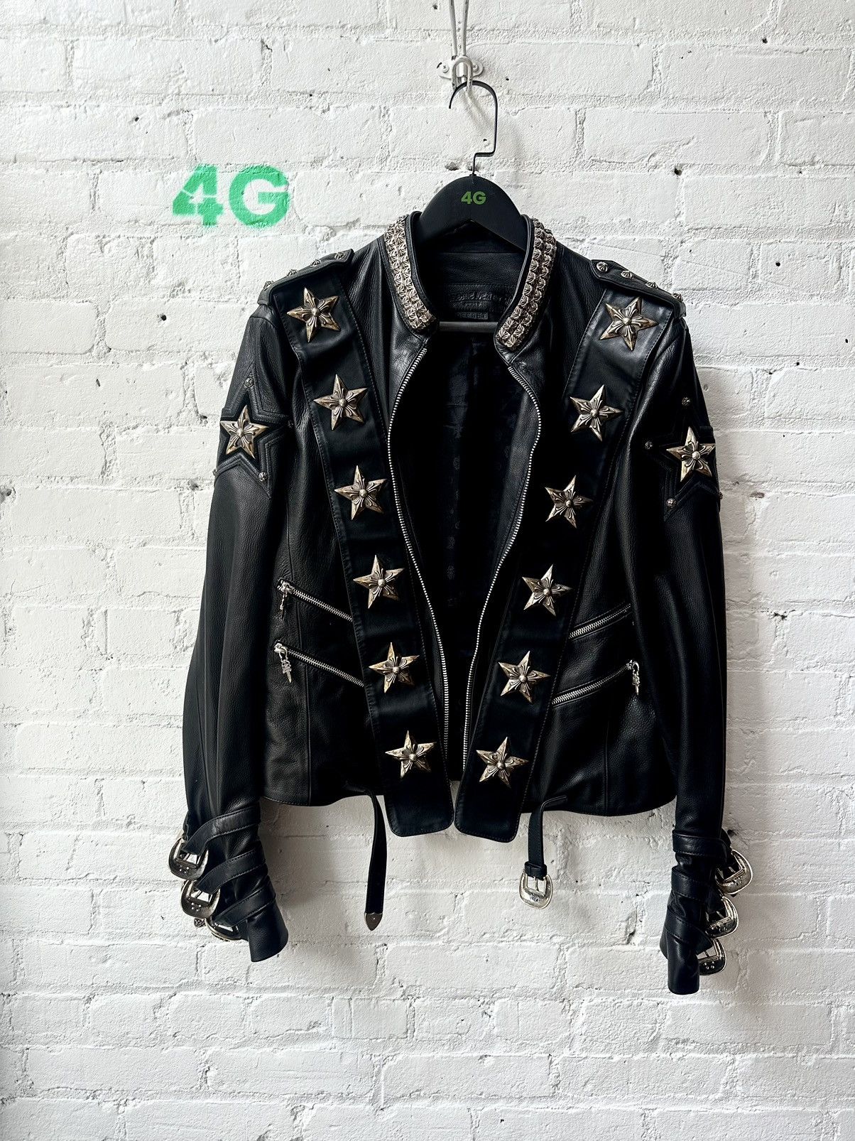 Chrome Hearts CHROME HEARTS COUTURE 1:1 MJ COMMANDER STAR JACKET Size US XL / EU 56 / 4 - 22 Thumbnail