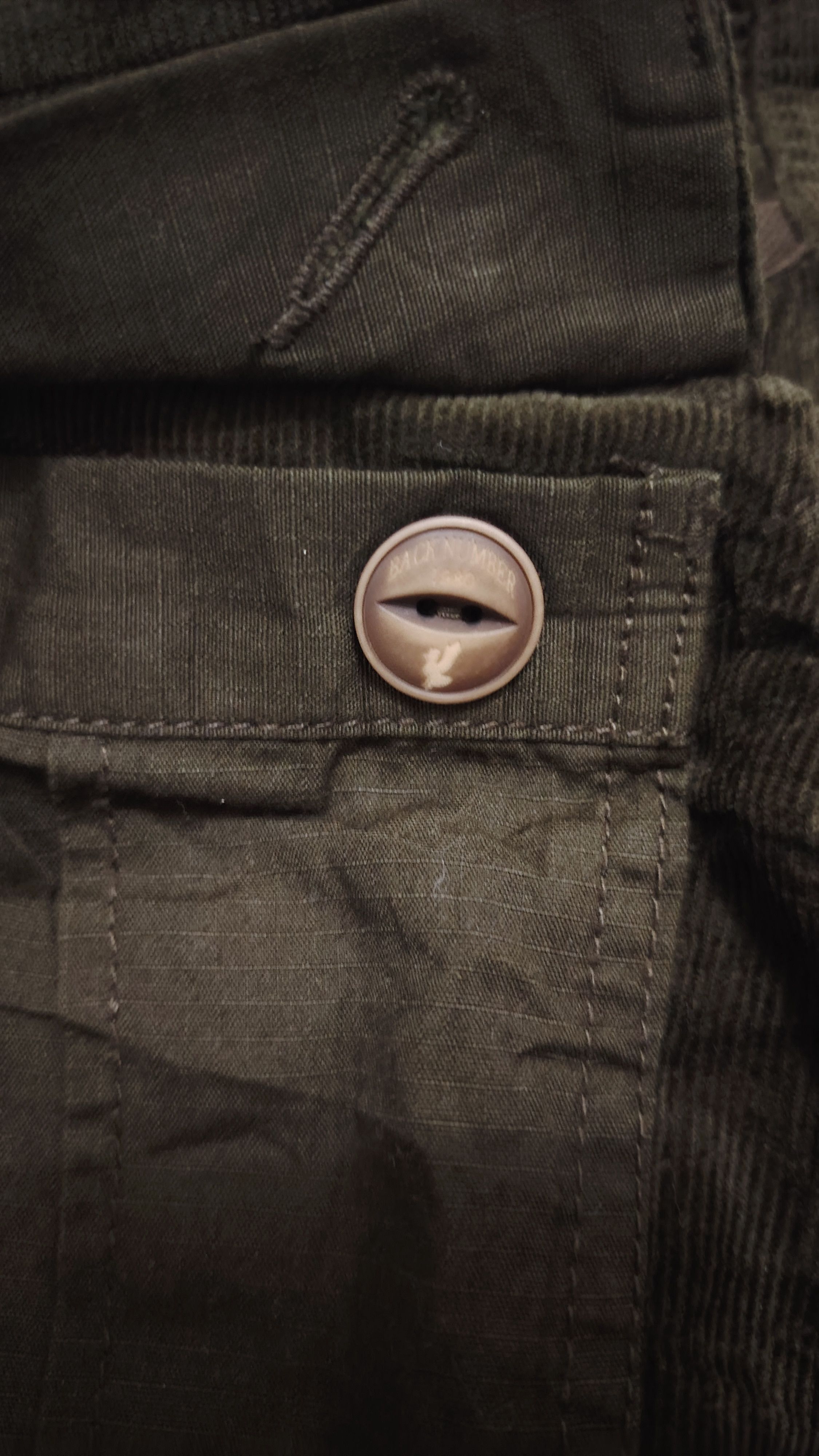 Japanese Brand Distressed corduroy back number & mfg cargo pants custom Size US 32 / EU 48 - 14 Thumbnail