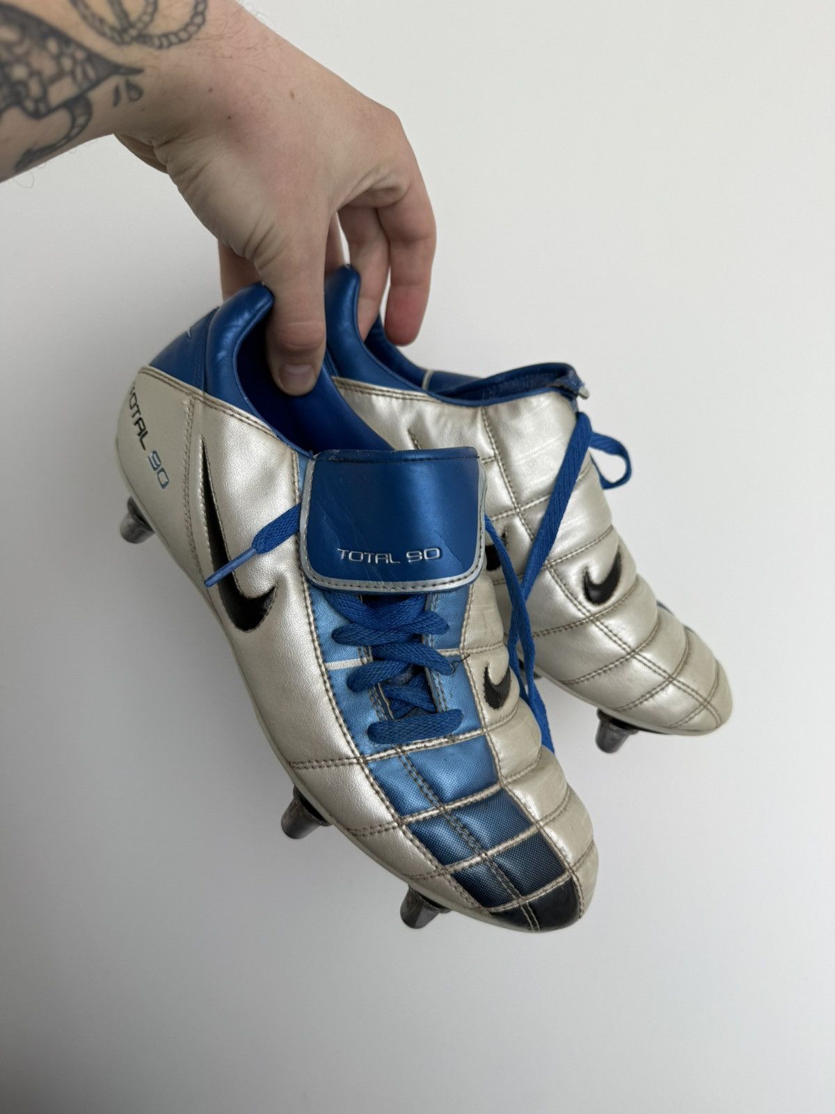 Vintage 2003 Nike Total 90 Football Boots Size 41