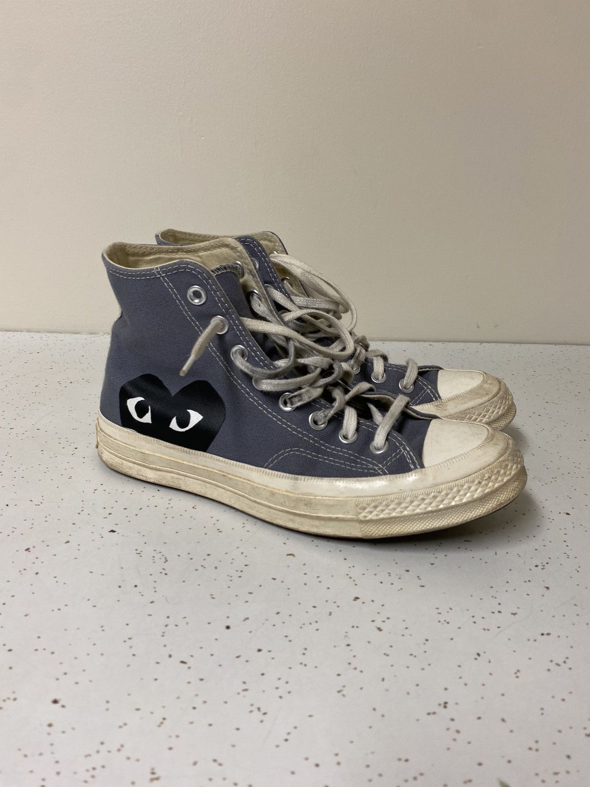 Comme Des Garcons Play Converse Chuck Taylor High Shoes Y2K